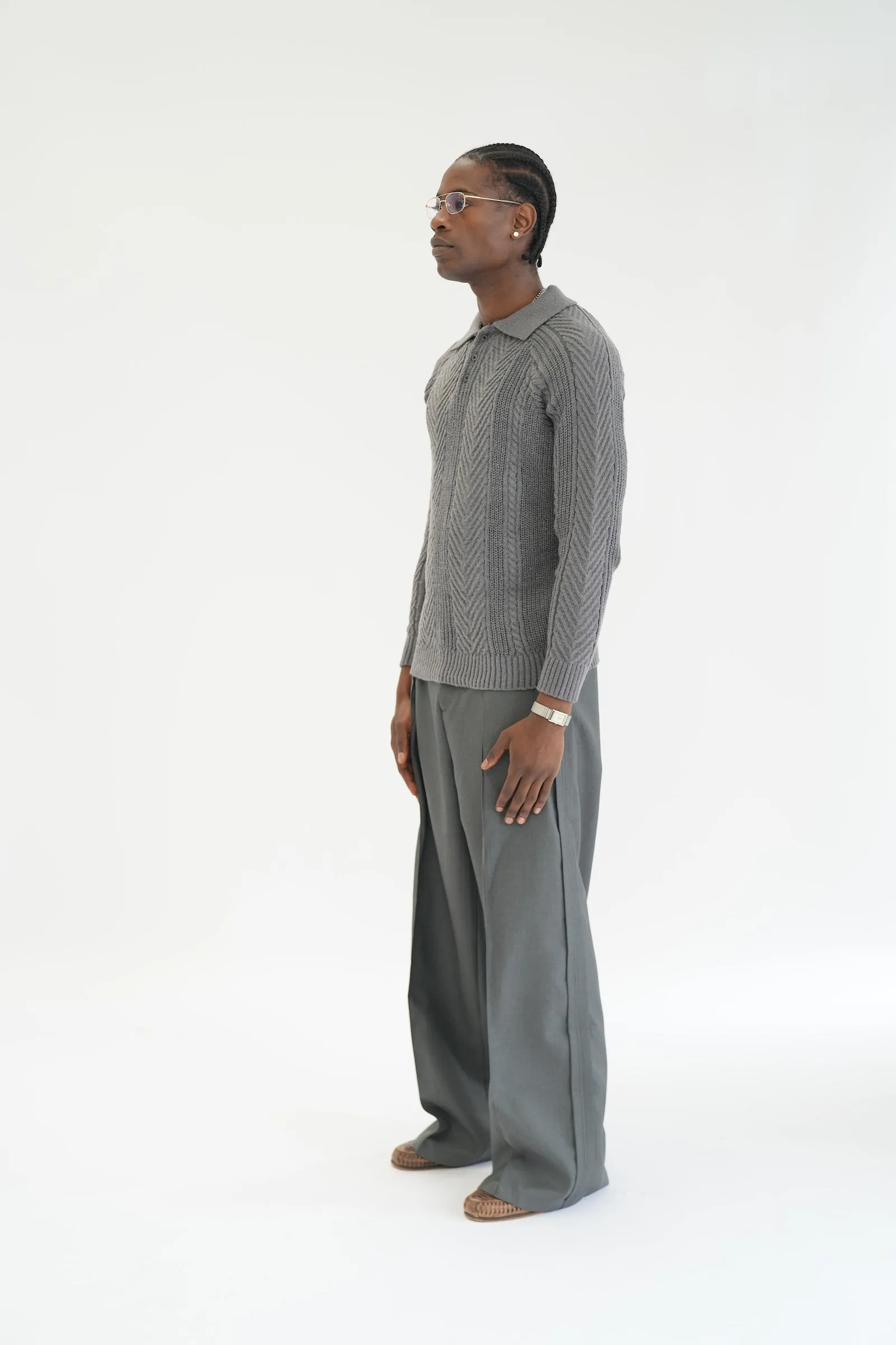 TRI KNIT POLO sold by Beaulares product image thumbnail 4