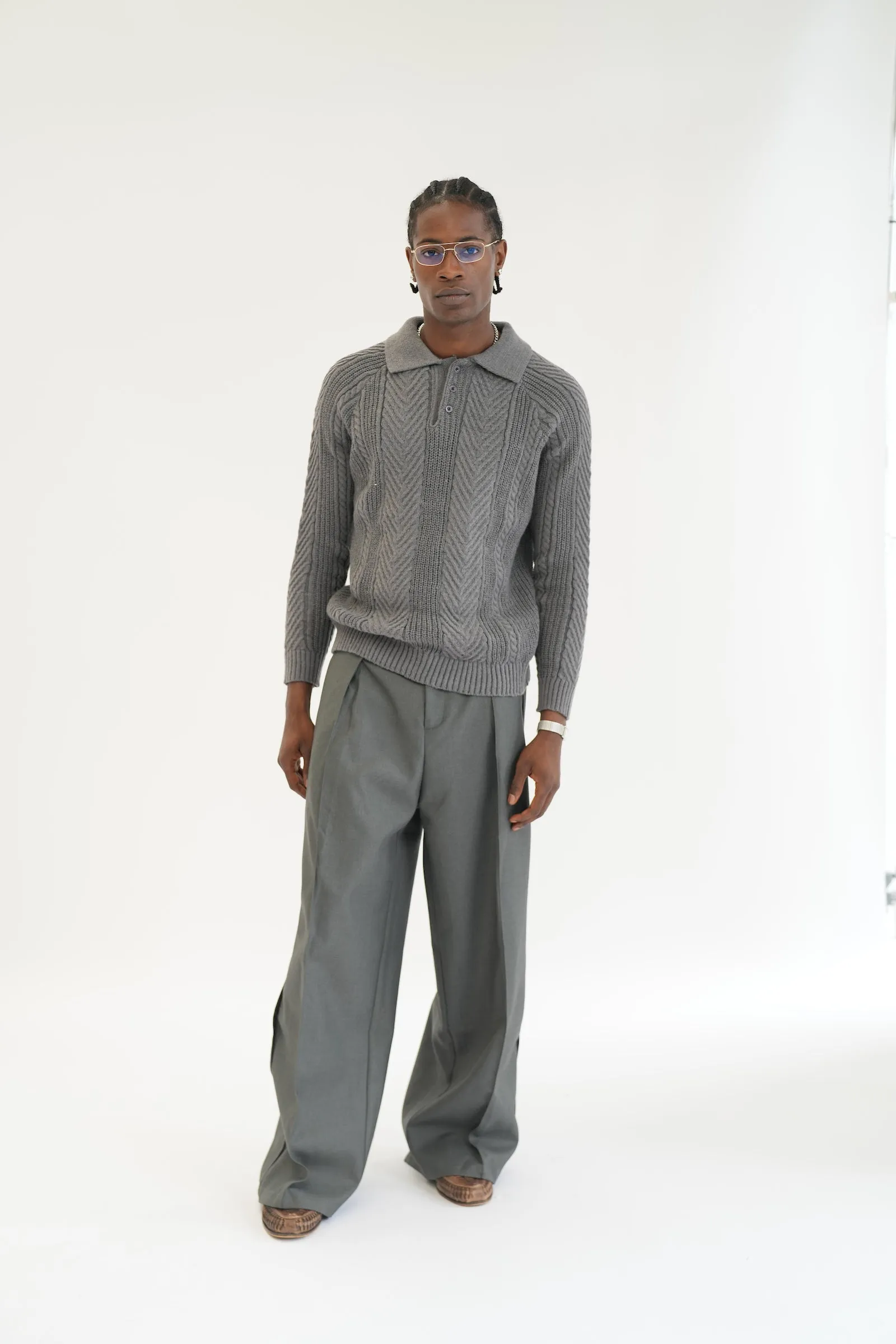 TRI KNIT POLO sold by Beaulares product image thumbnail 5