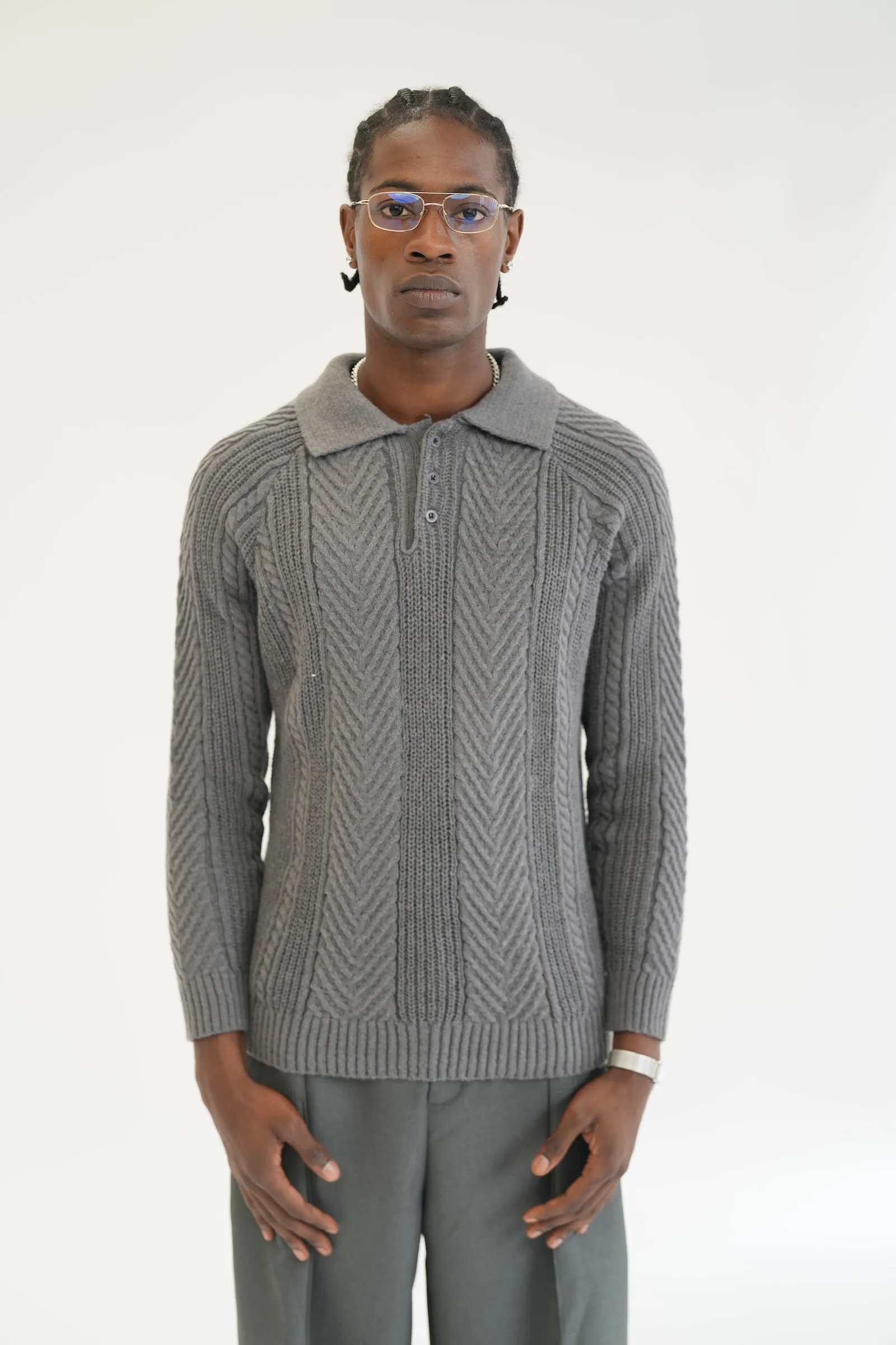 TRI KNIT POLO sold by Beaulares product image thumbnail 2
