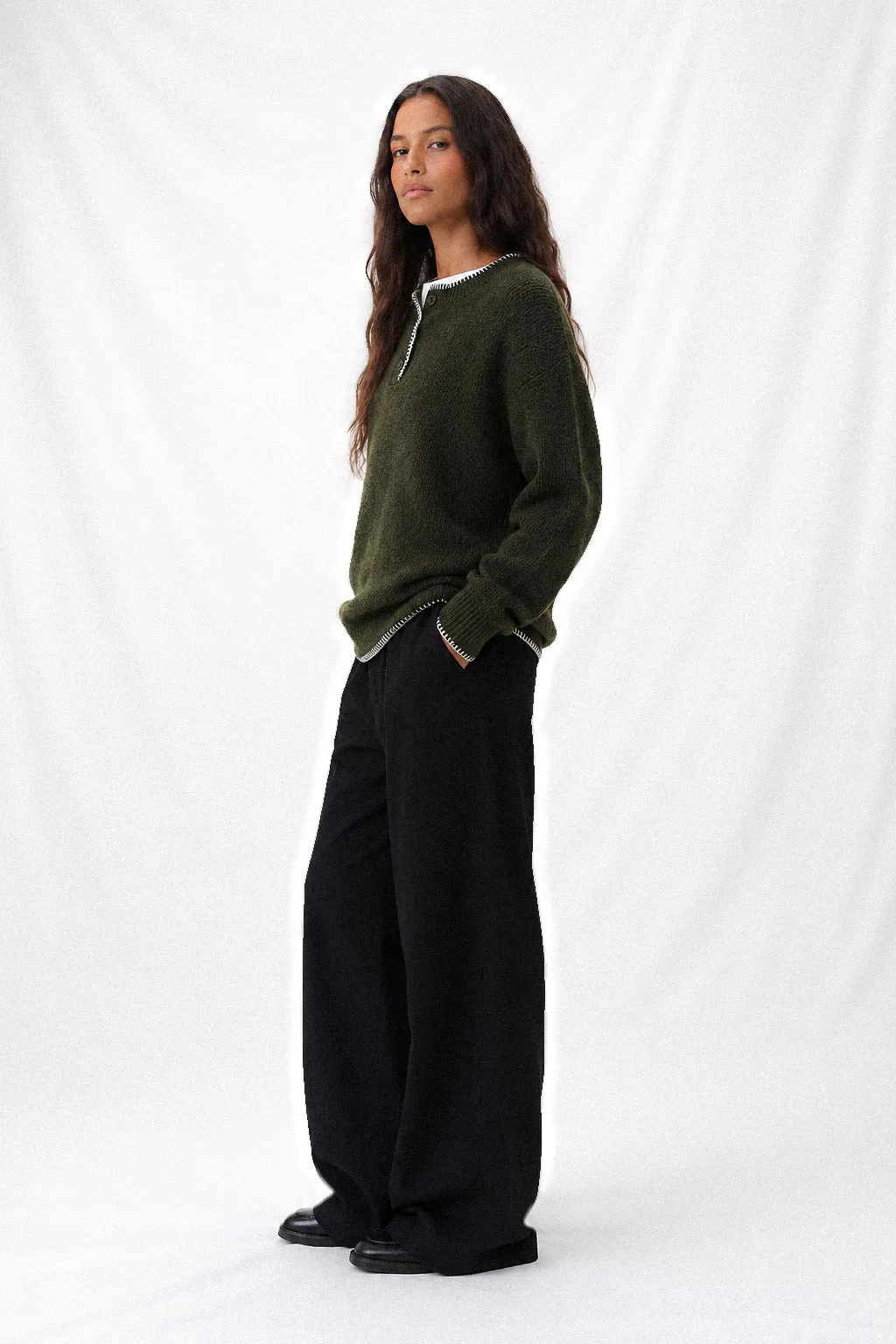 EVERGROVE HENLEY KNIT sold by Beaulares product image thumbnail 3