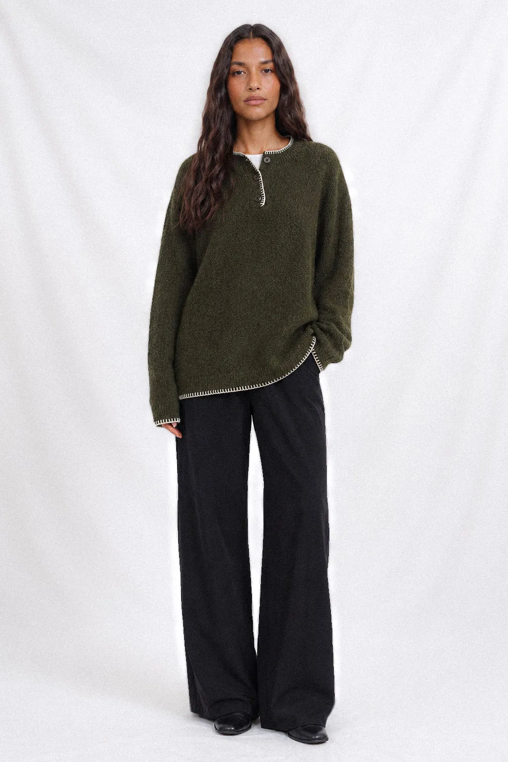 EVERGROVE HENLEY KNIT sold by Beaulares