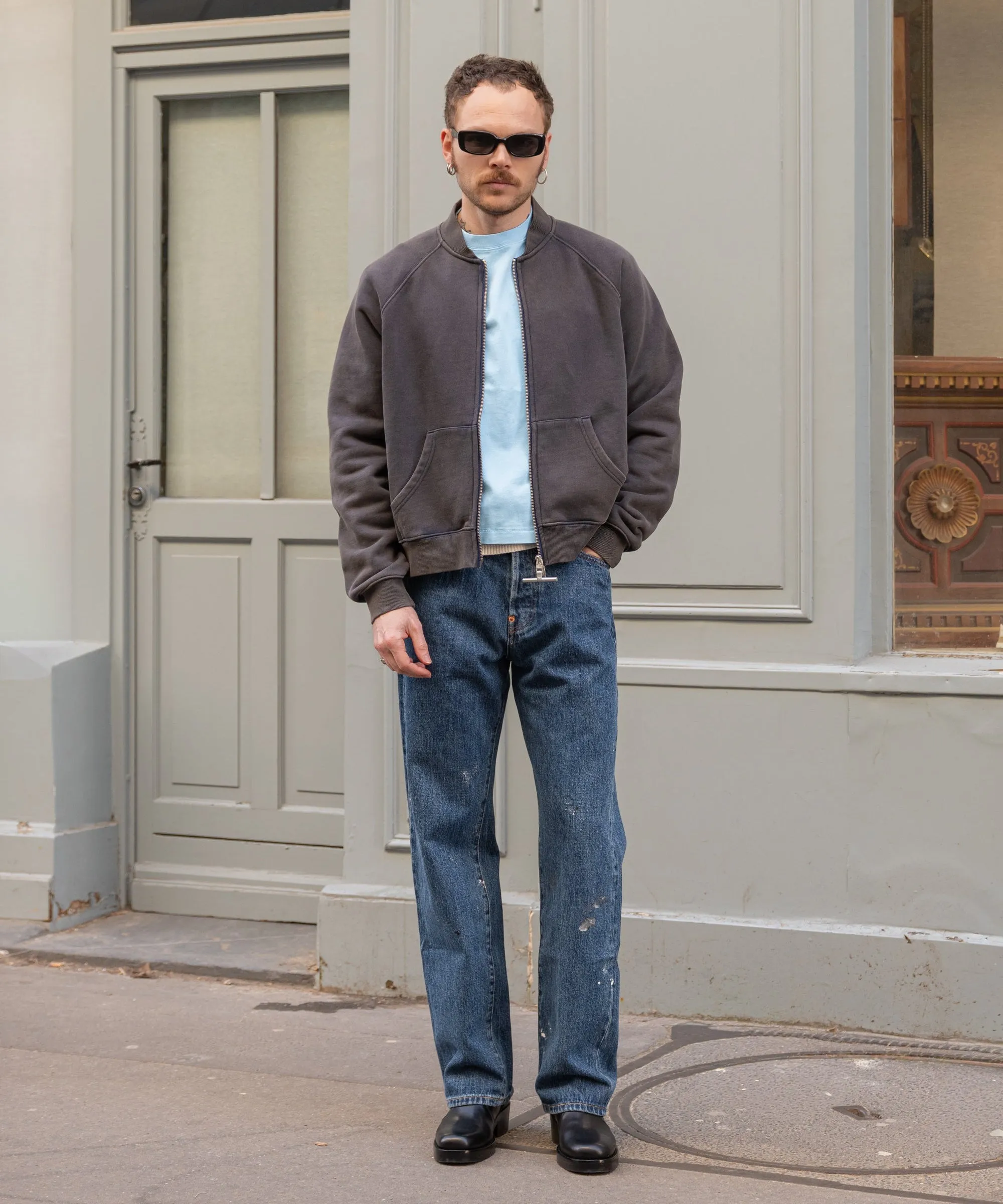 THE ZIPPED CREWNECK sold by Brut product image thumbnail 3