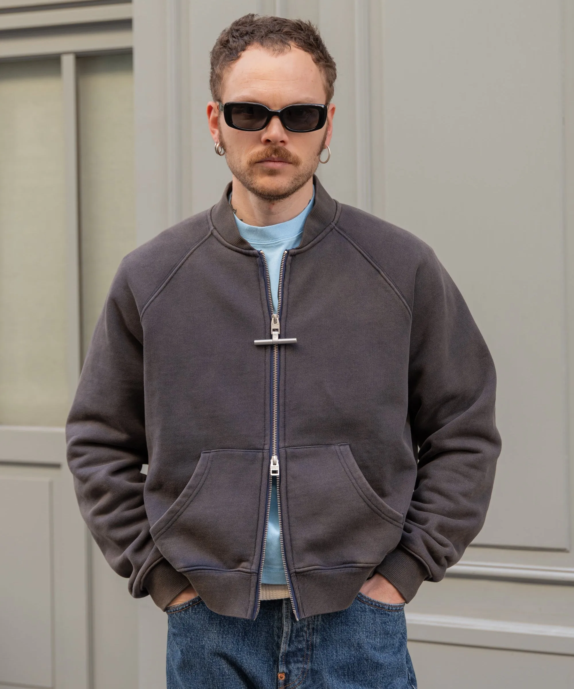 THE ZIPPED CREWNECK sold by Brut product image thumbnail 2