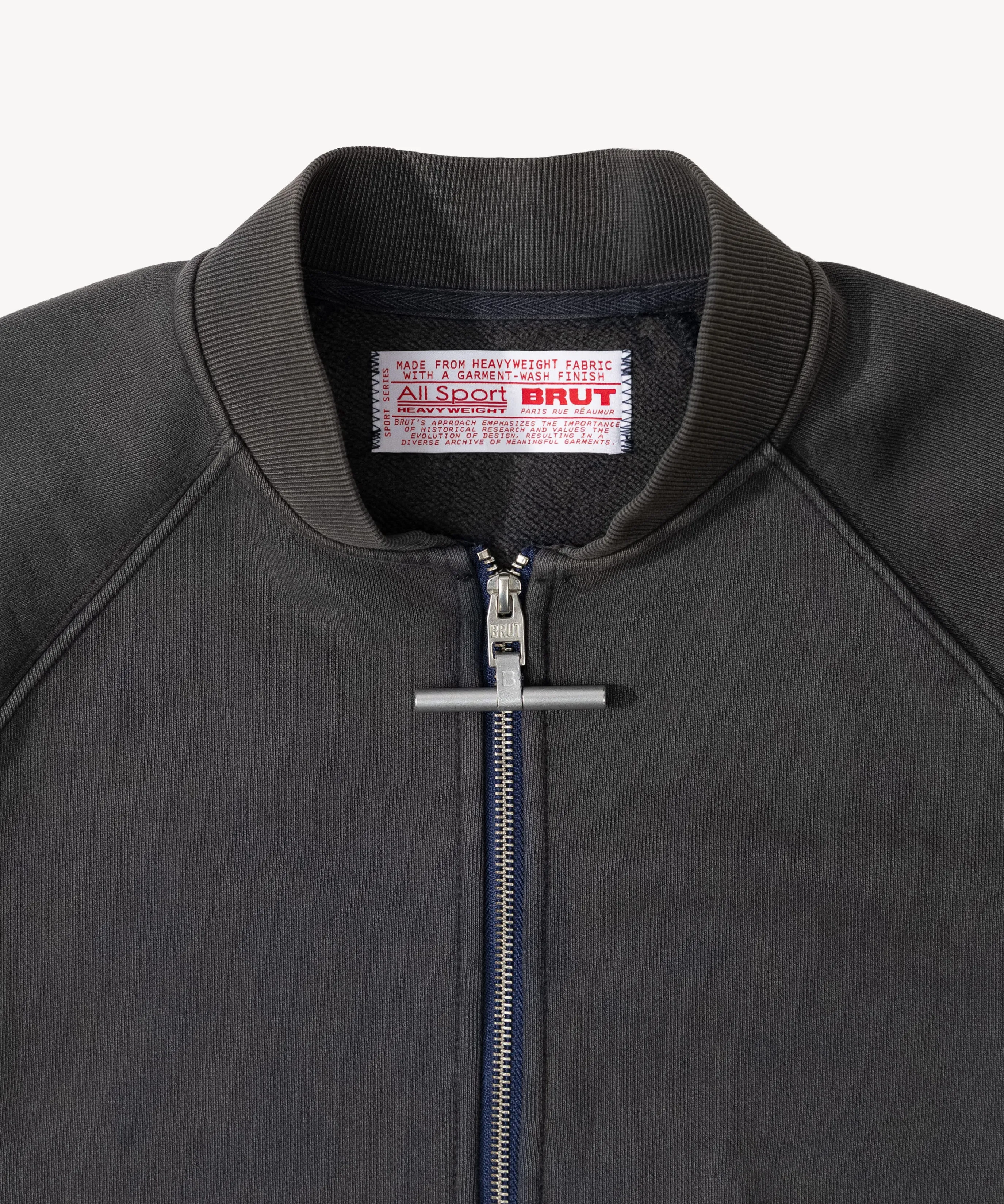 THE ZIPPED CREWNECK sold by Brut product image thumbnail 4