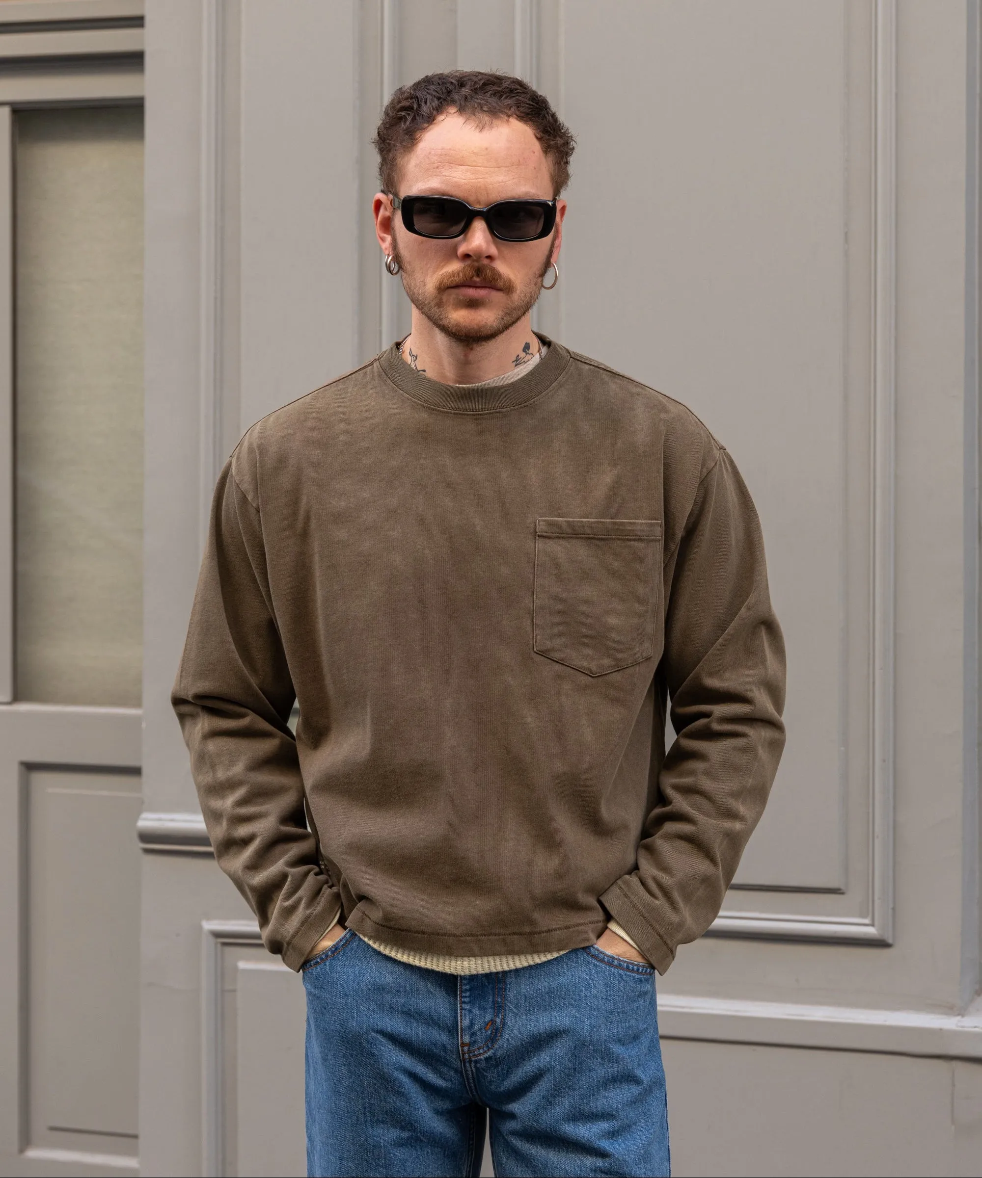 THE BEST LONG-SLEEVE POCKET TEE sold by Brut product image thumbnail 2