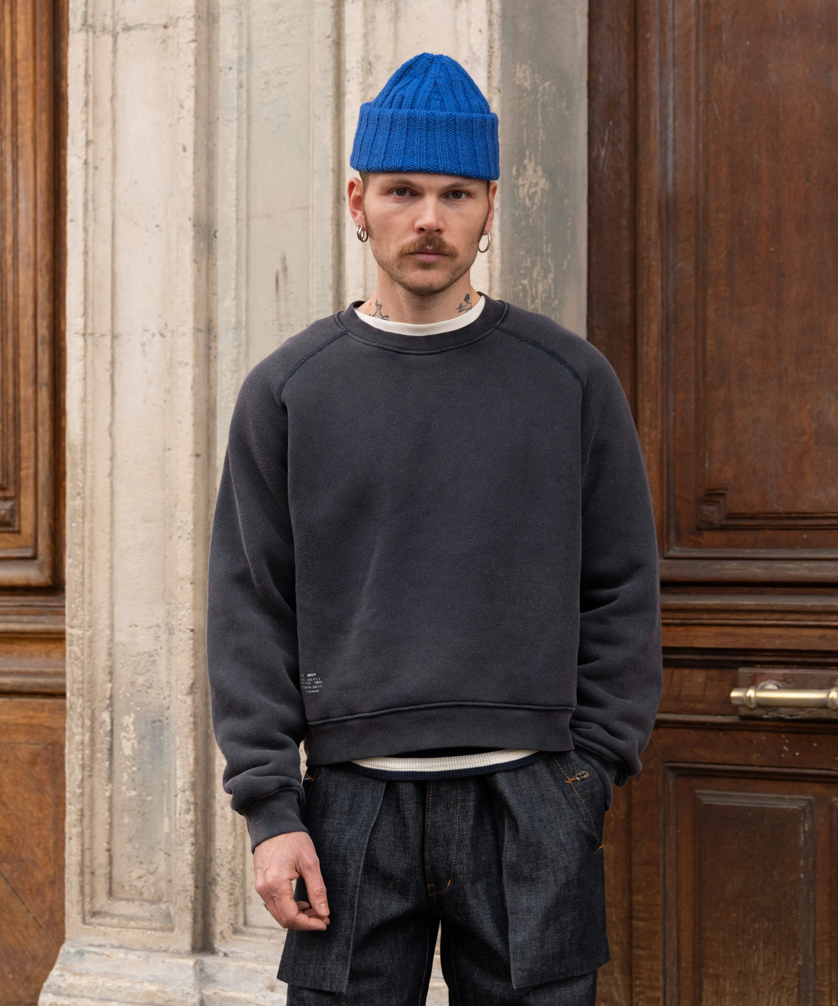 THE CROPPED CREWNECK sold by Brut product image thumbnail 2
