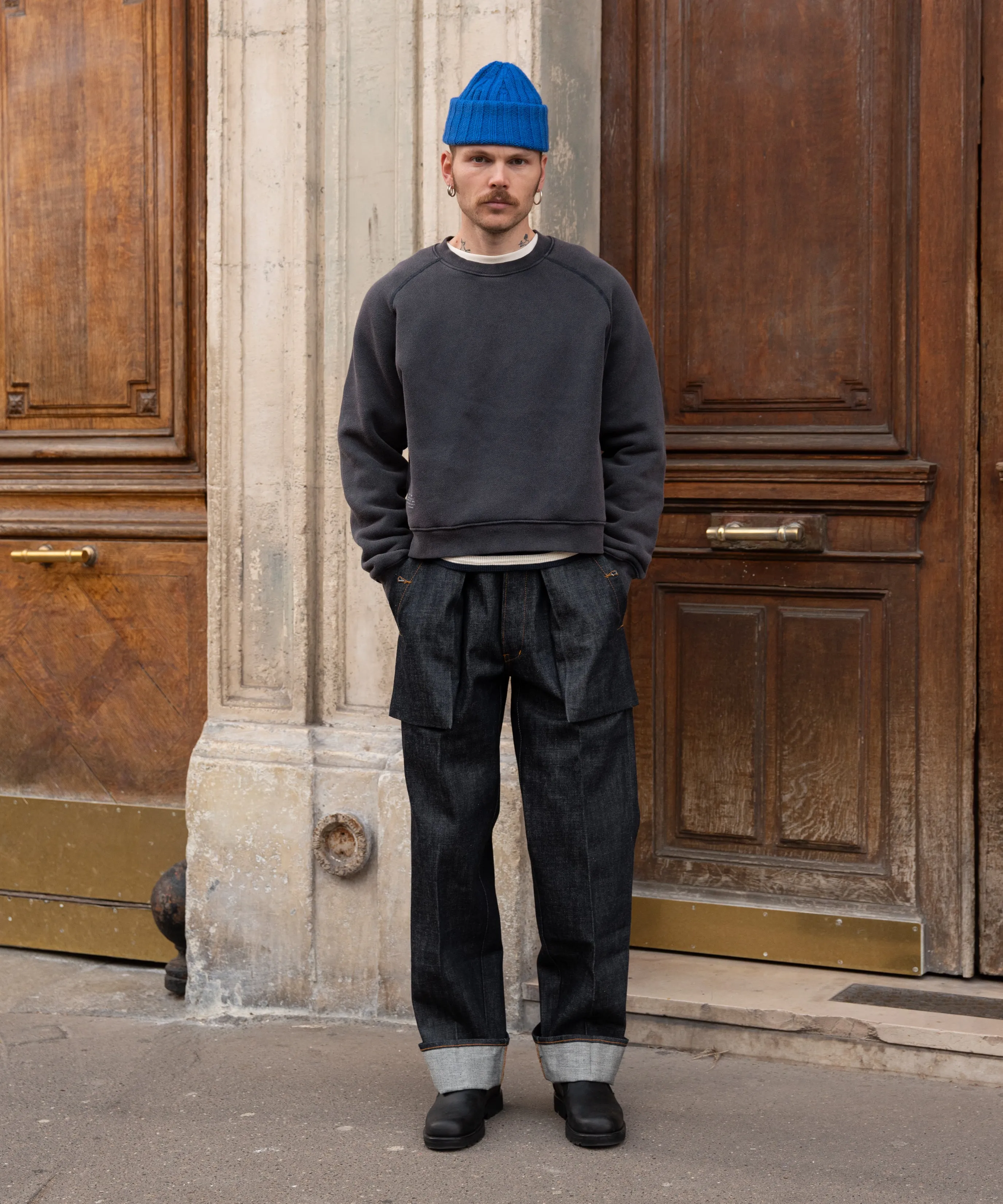 THE CROPPED CREWNECK sold by Brut product image thumbnail 3