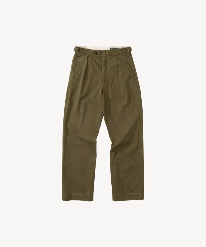 THE ONE PLEAT PANTS made by Brut