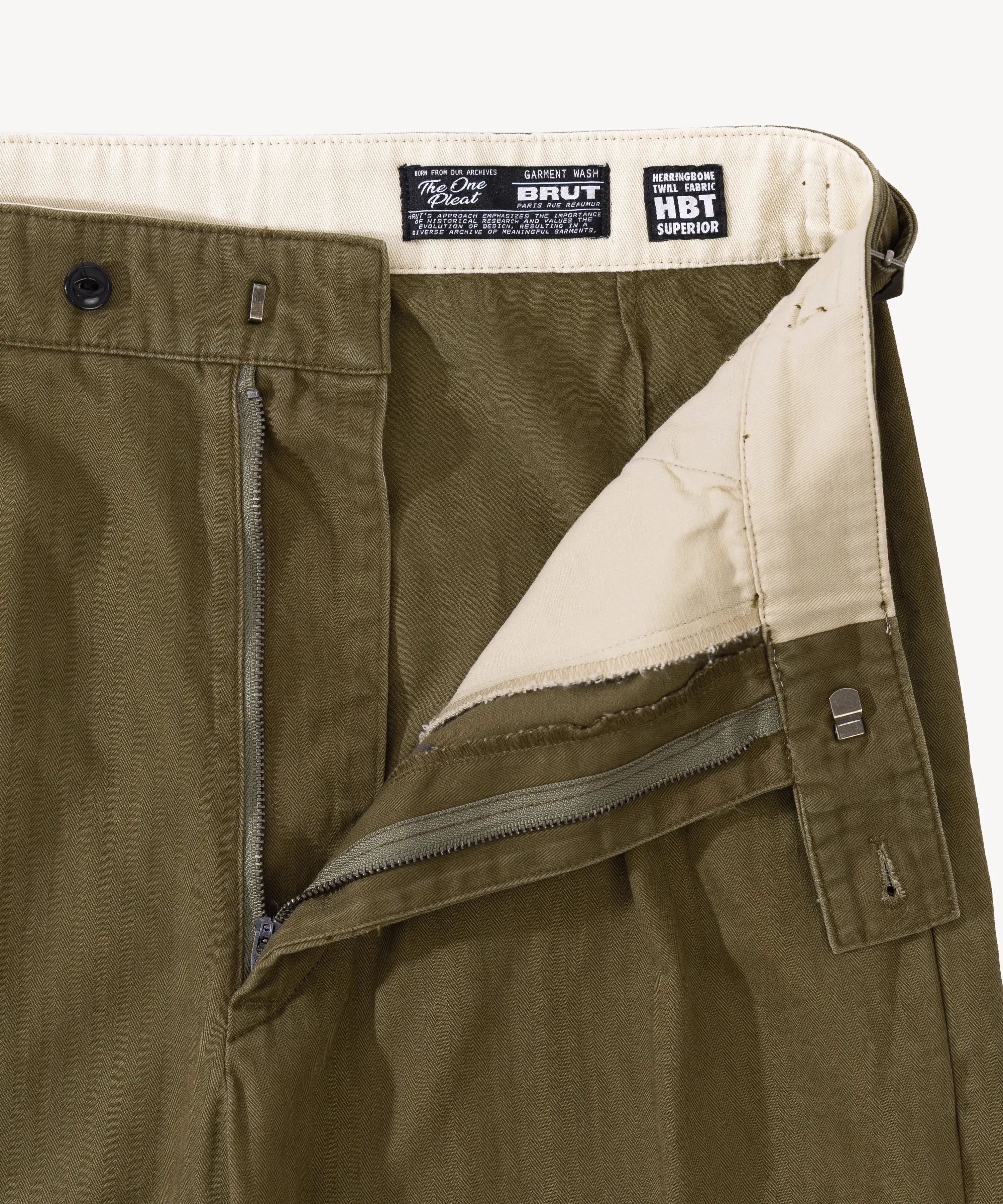 THE ONE PLEAT PANTS sold by Brut product image thumbnail 5
