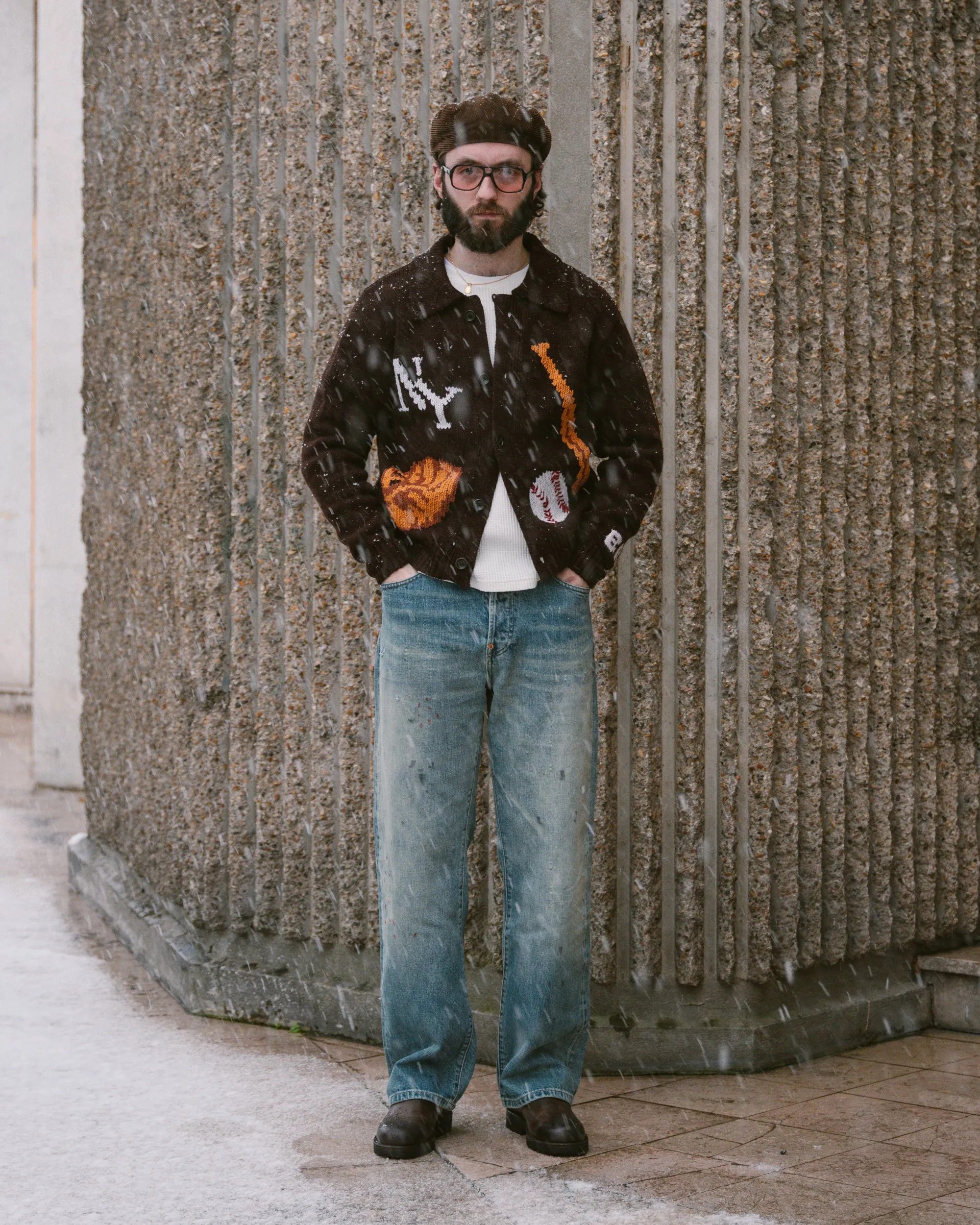 THE BASEBALL CARDIGAN sold by Brut product image thumbnail 3