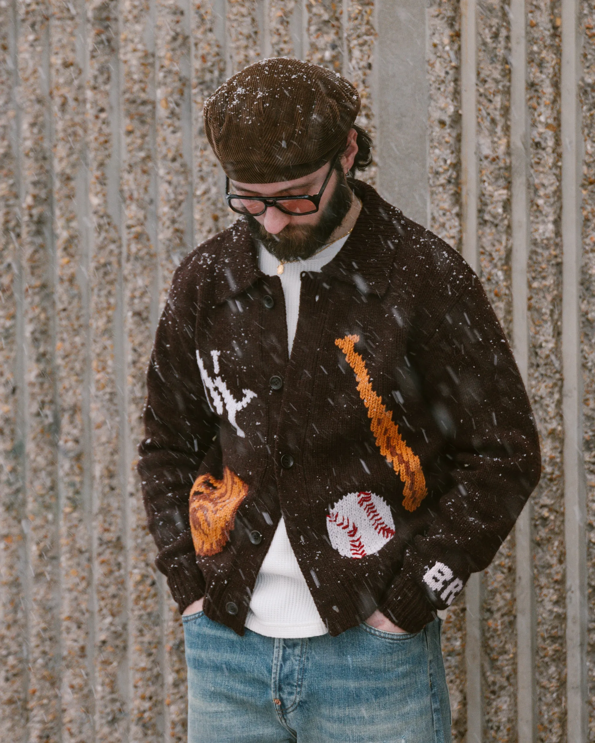 THE BASEBALL CARDIGAN sold by Brut product image thumbnail 2