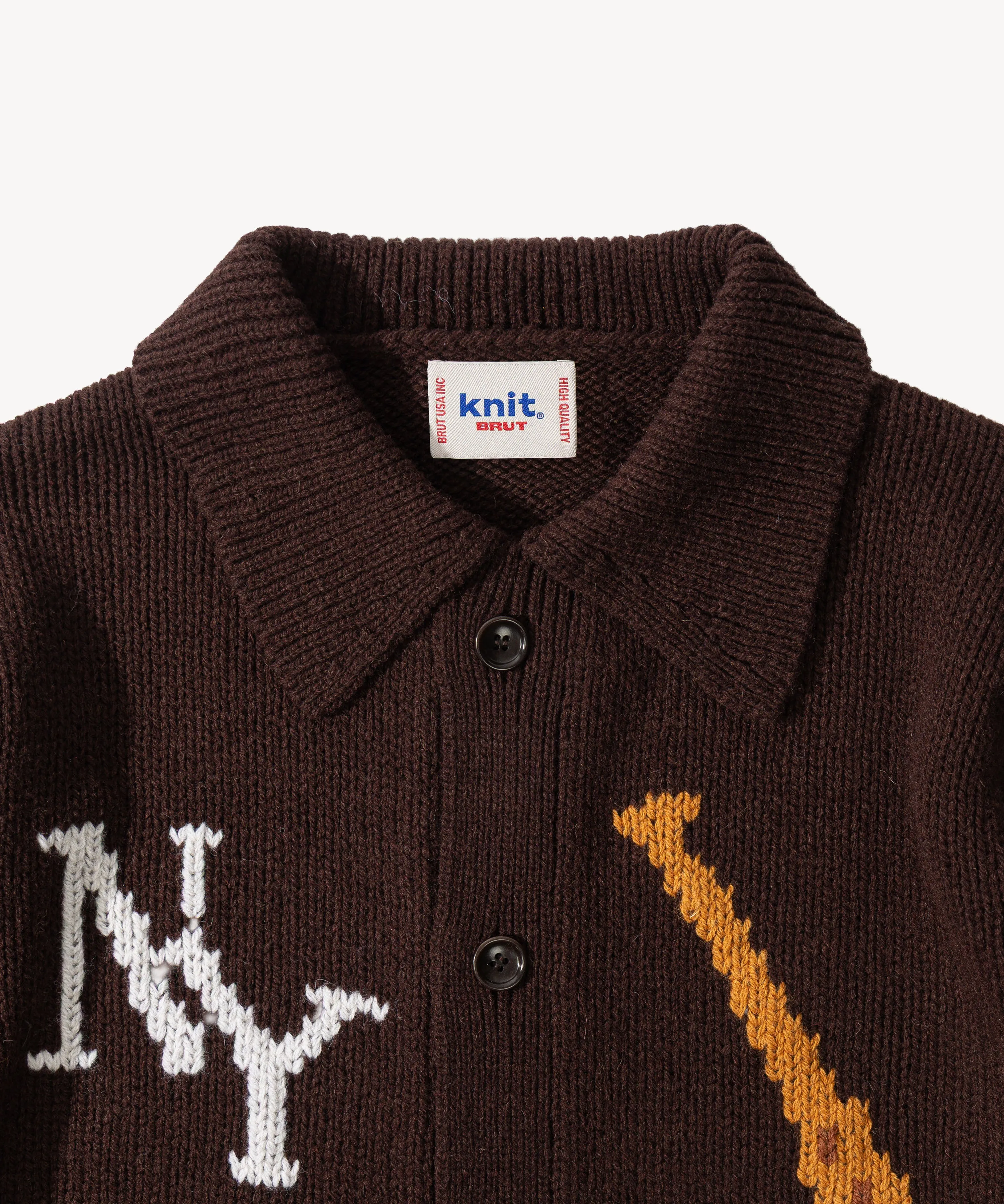 THE BASEBALL CARDIGAN sold by Brut product image thumbnail 4