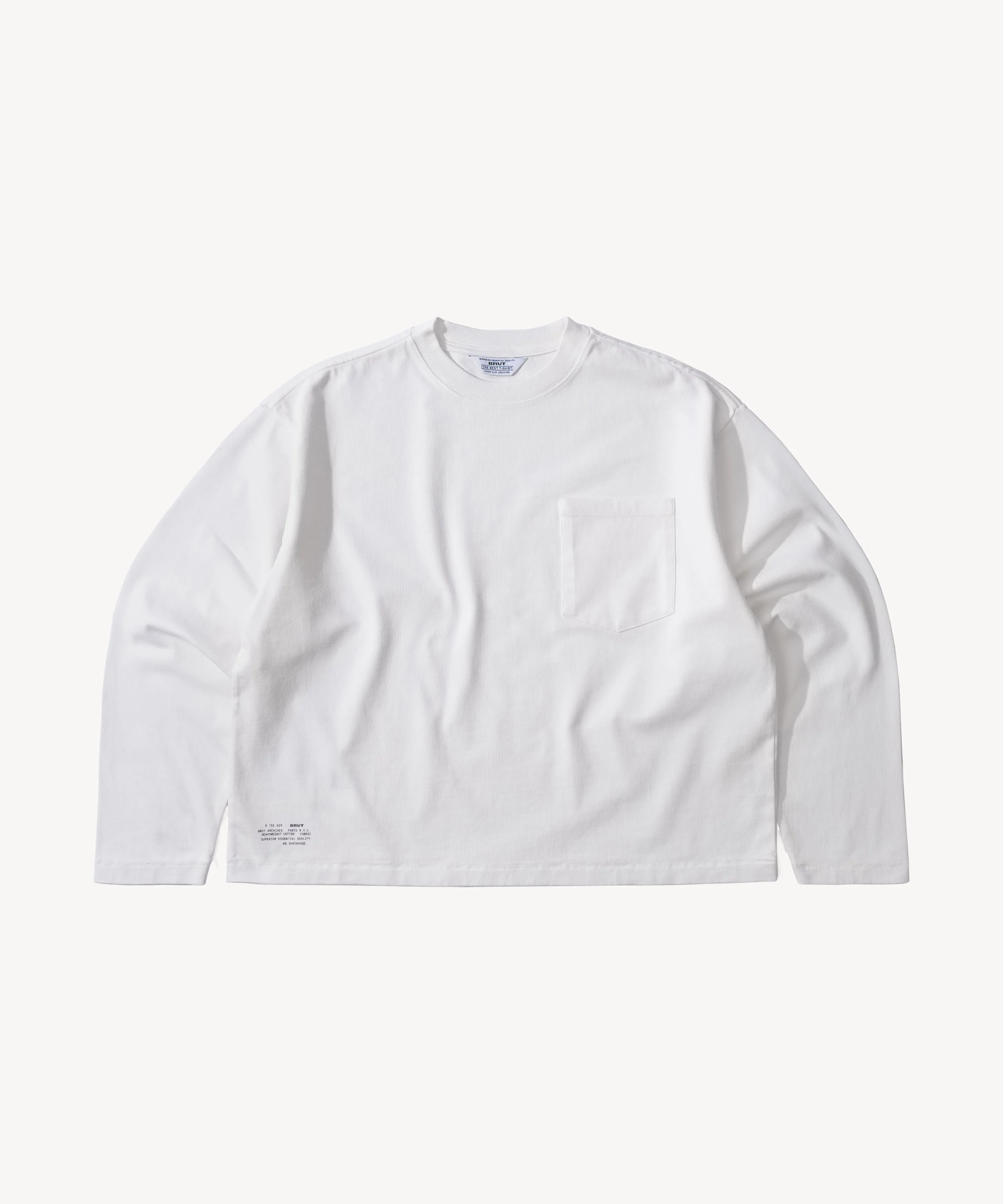 THE BEST LONG-SLEEVE POCKET TEE sold by Brut