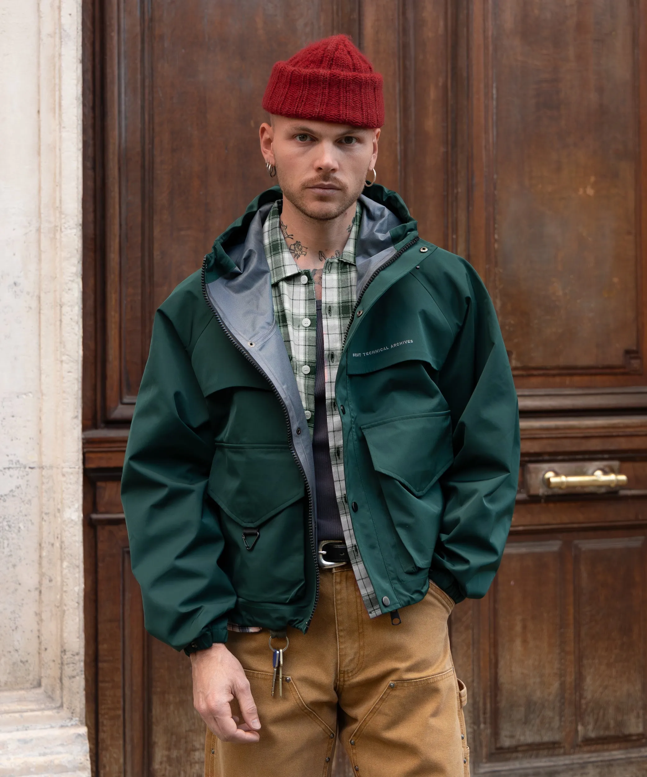 THE RAIN CROPPED JACKET sold by Brut product image thumbnail 2