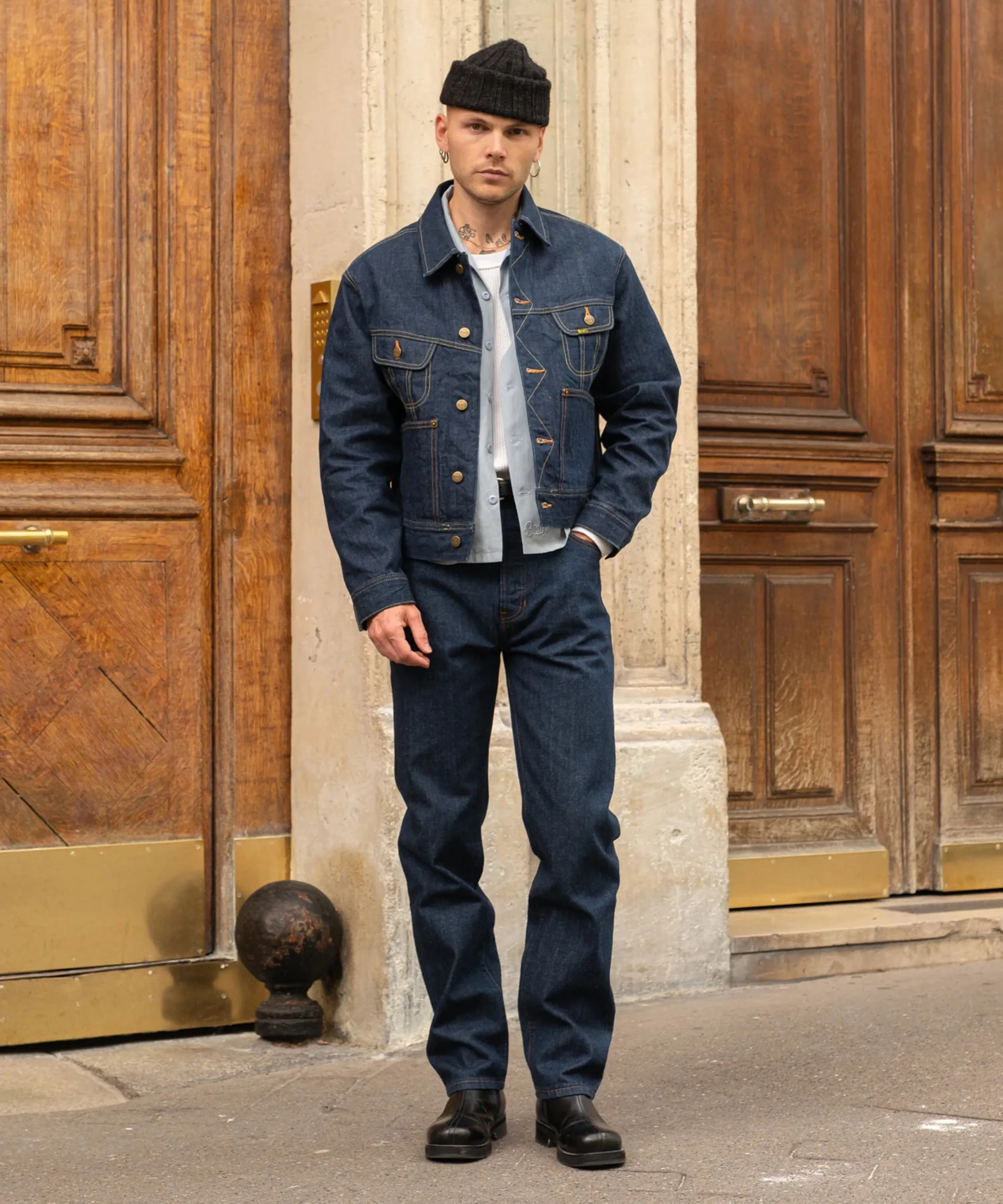 THE RIVET TRUCKER JACKET sold by Brut product image thumbnail 3