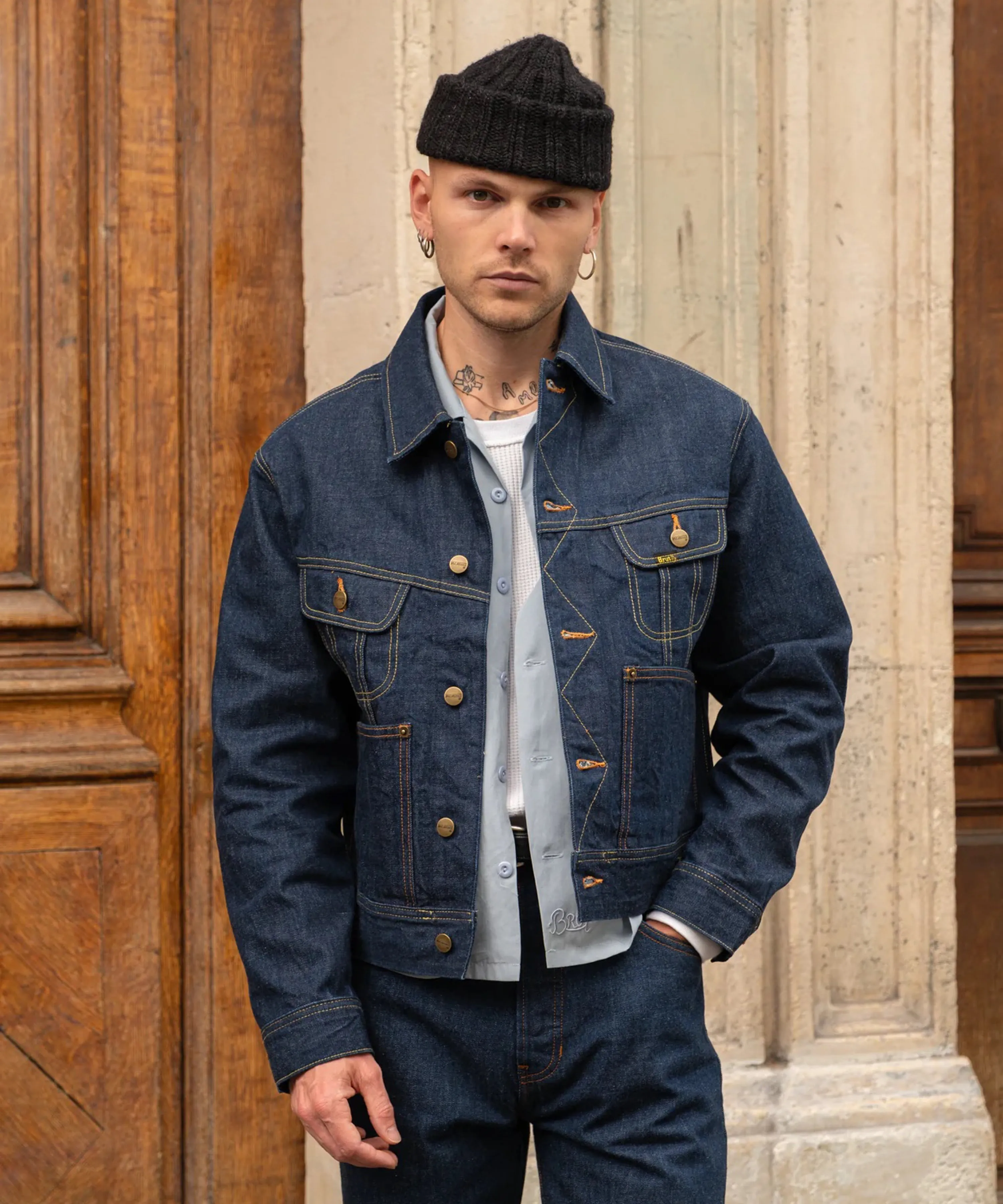 THE RIVET TRUCKER JACKET sold by Brut product image thumbnail 2