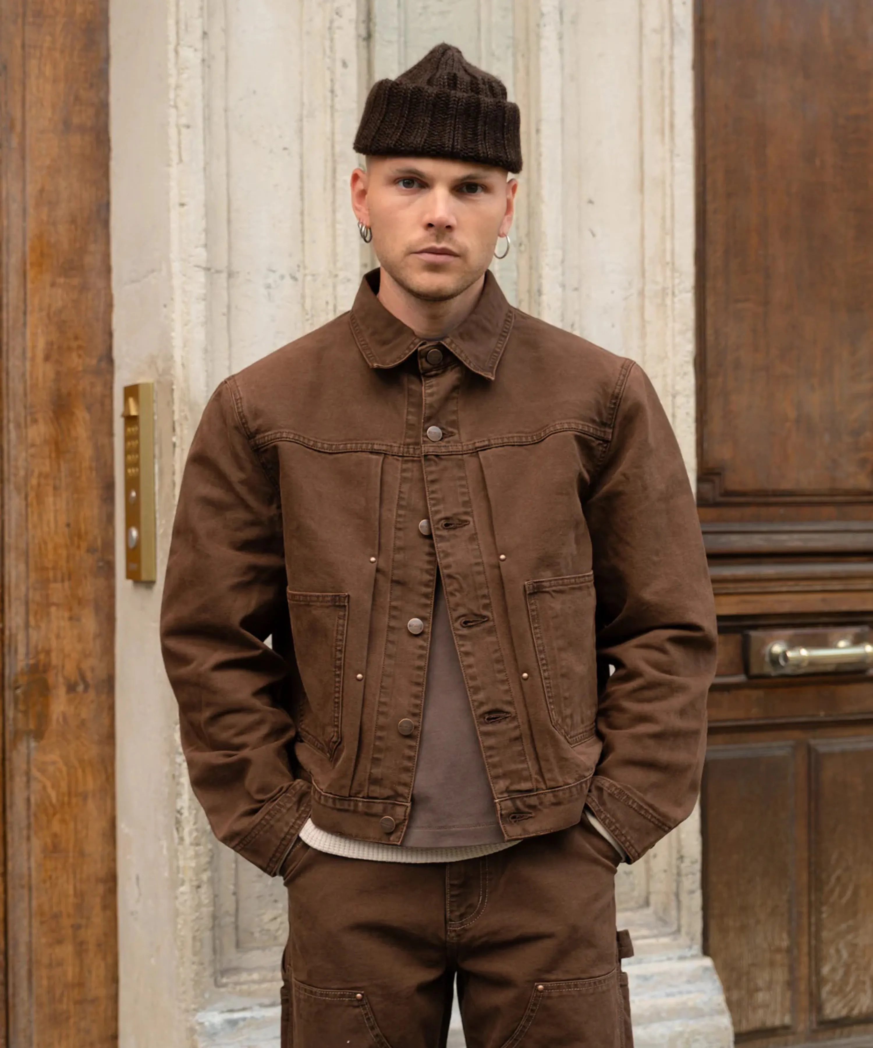 THE PLEATED RIVET JACKET sold by Brut product image thumbnail 2