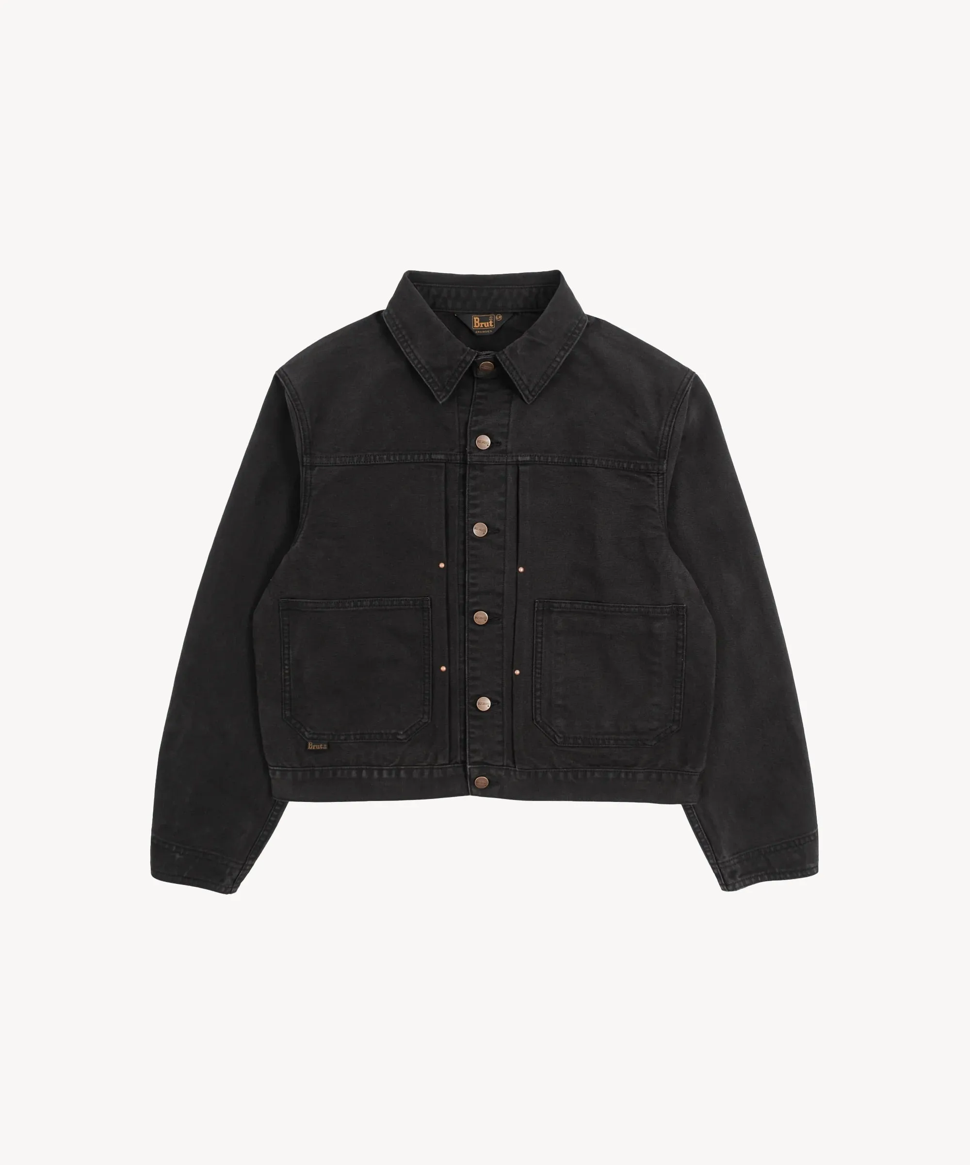 THE PLEATED RIVET JACKET sold by Brut