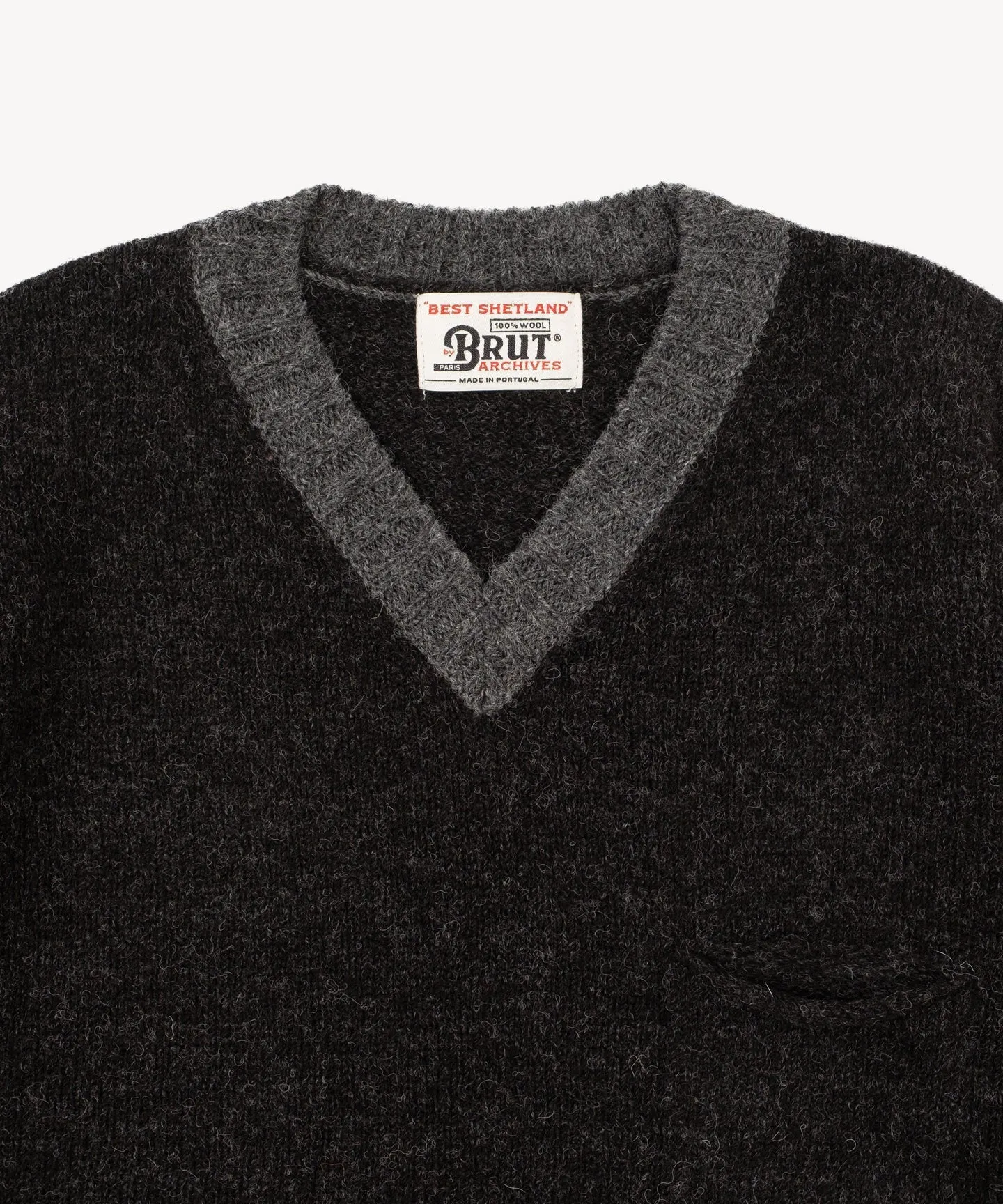 THE V-NECK SHETLAND sold by Brut product image thumbnail 4