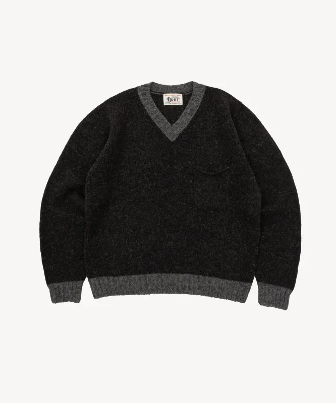 THE V-NECK SHETLAND made by Brut