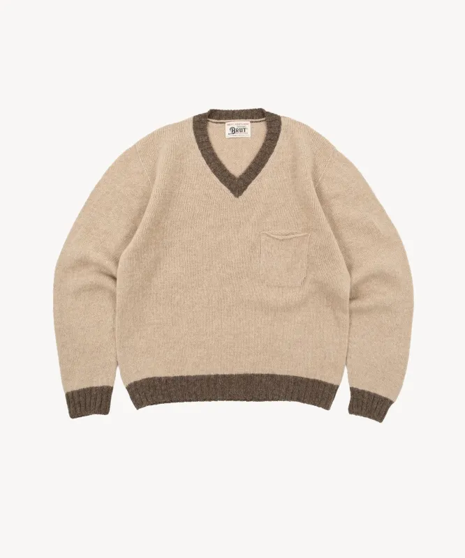 THE V-NECK SHETLAND made by Brut