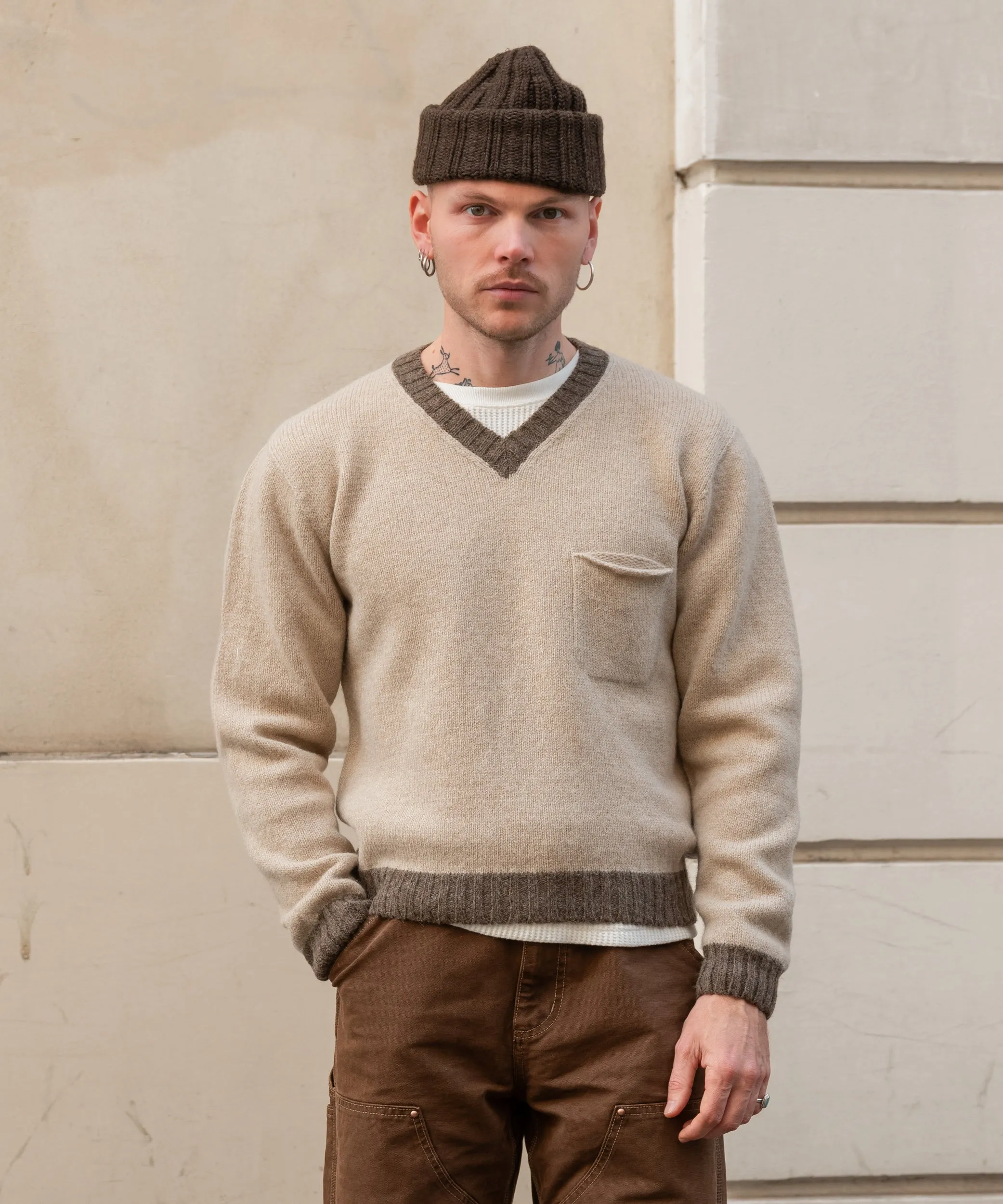 THE V-NECK SHETLAND sold by Brut product image thumbnail 2