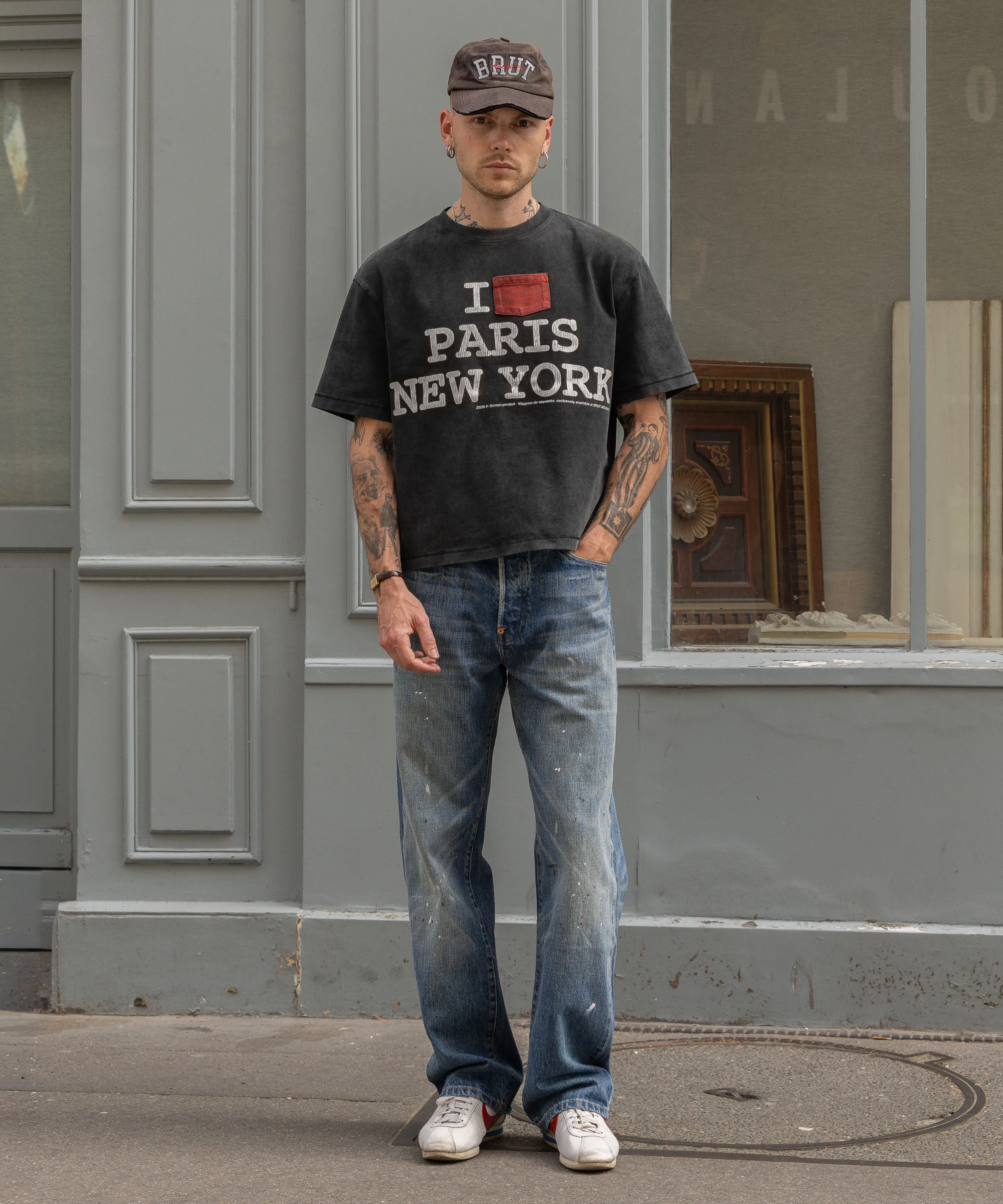 I LOVE PARIS NYC TEE sold by Brut product image thumbnail 2