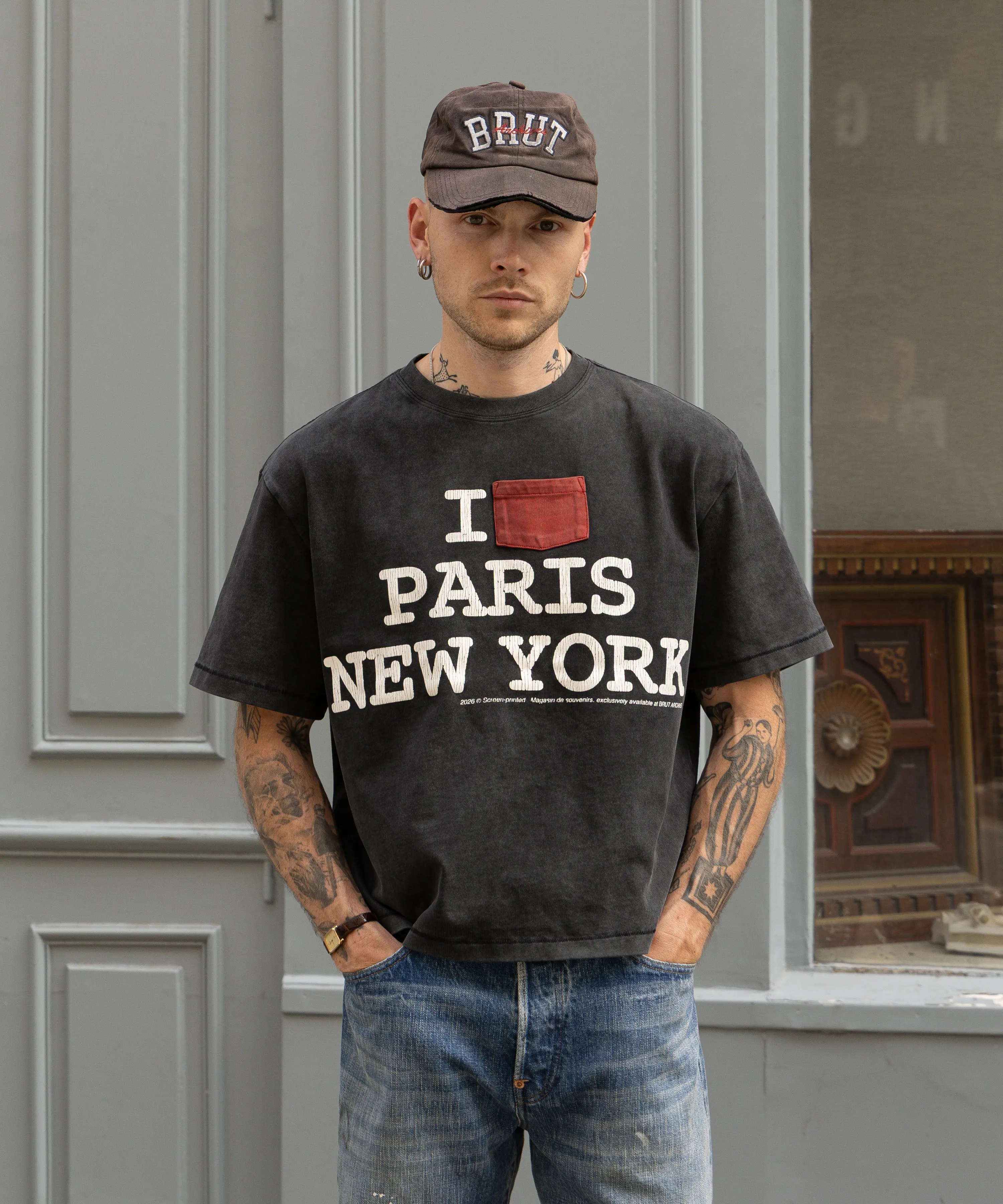 I LOVE PARIS NYC TEE sold by Brut product image thumbnail 3