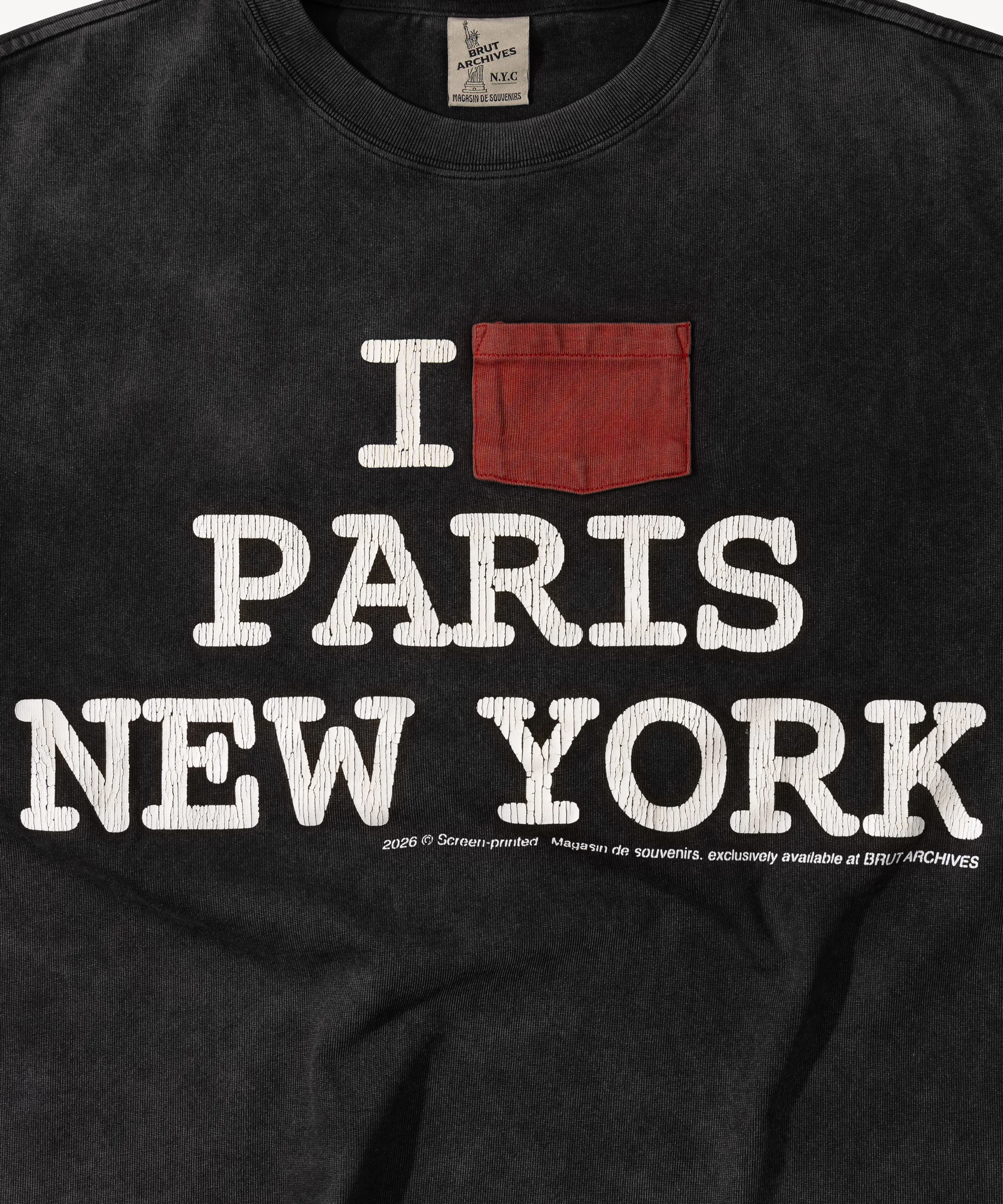 I LOVE PARIS NYC TEE sold by Brut product image thumbnail 4