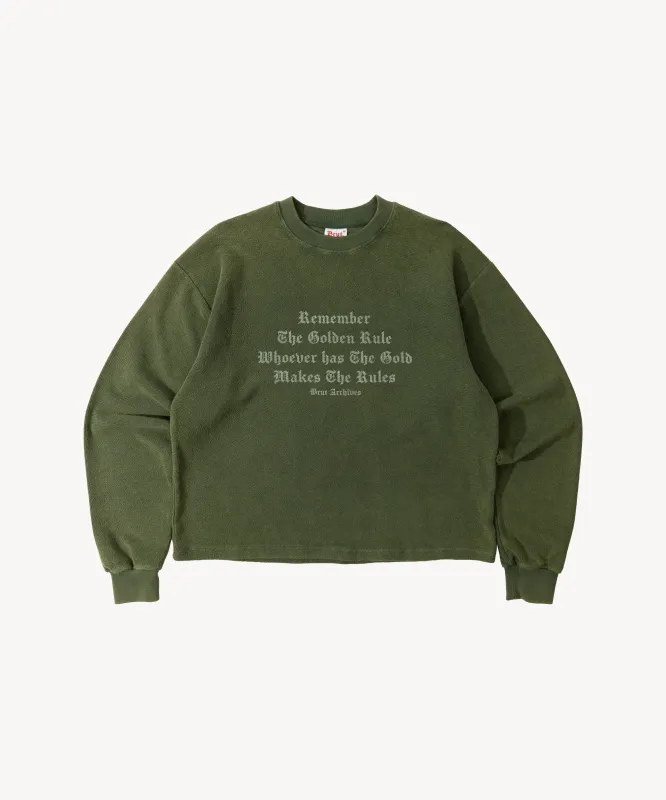 THE REVERSE CREWNECK made by Brut