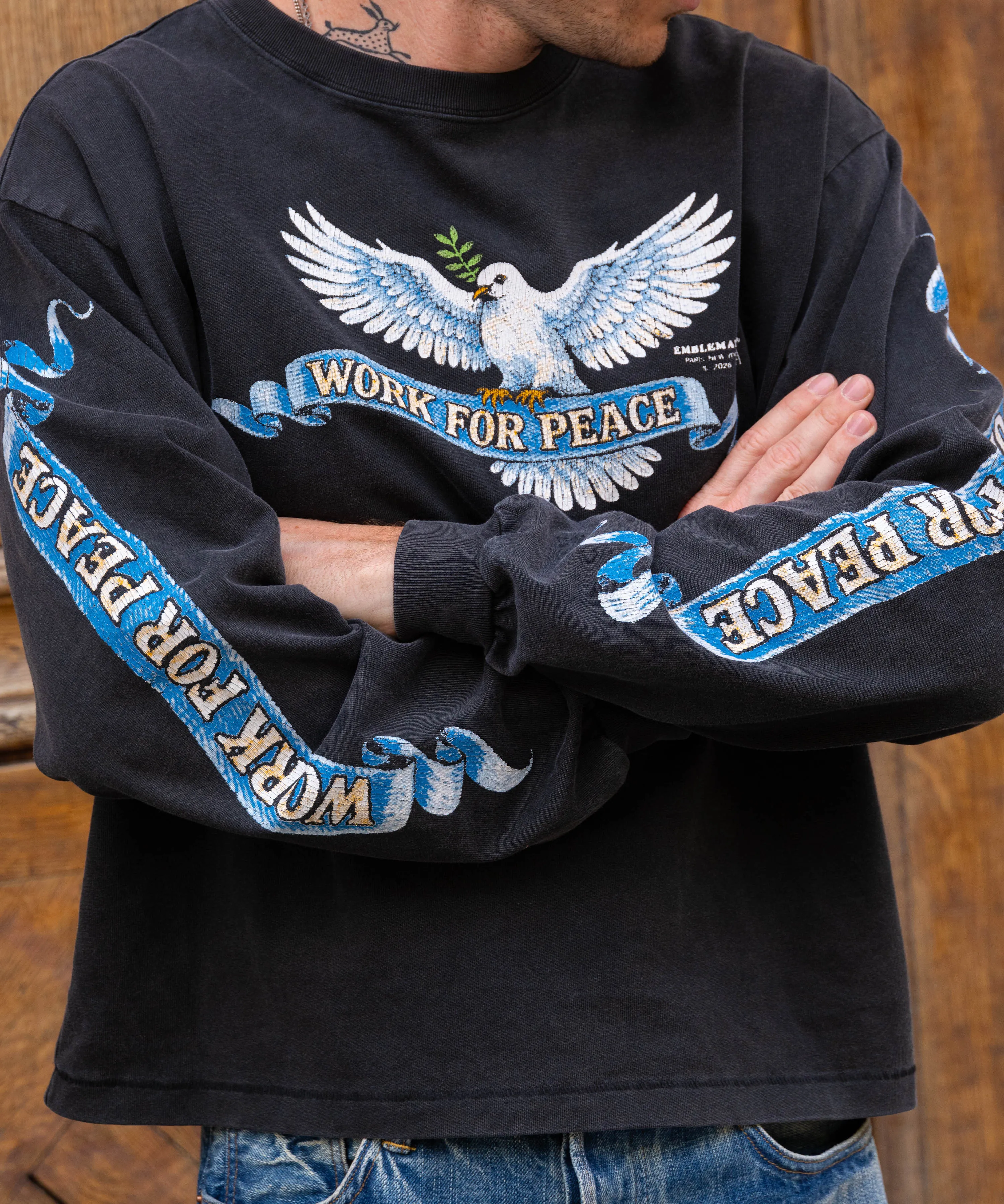 WORK FOR PEACE TEE sold by Brut product image thumbnail 4