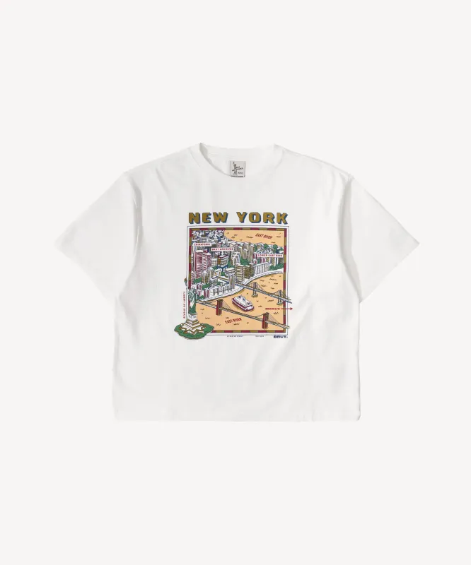 NEW YORK MAP TEE made by Brut