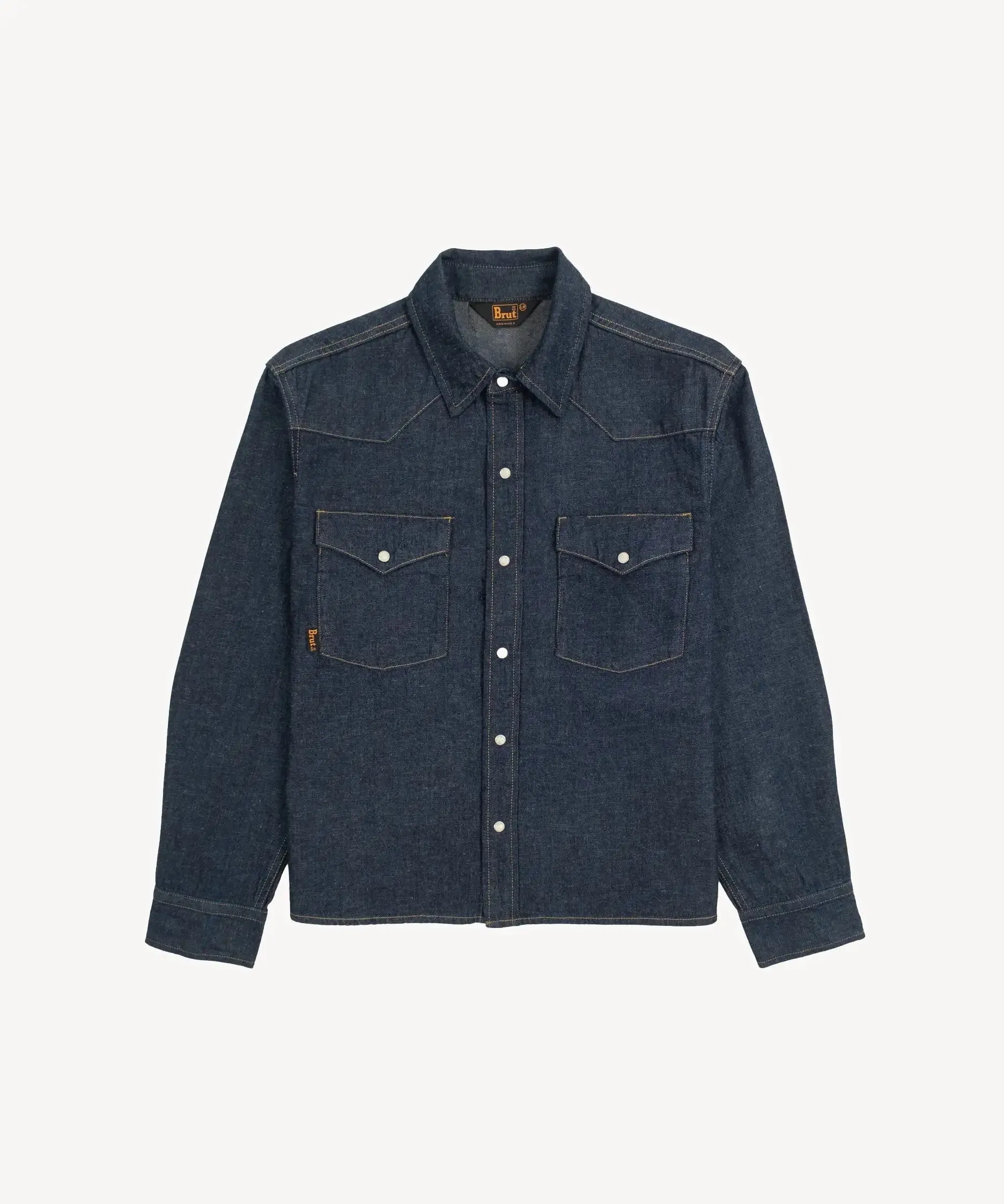 THE CROPPED DENIM SHIRT sold by Brut