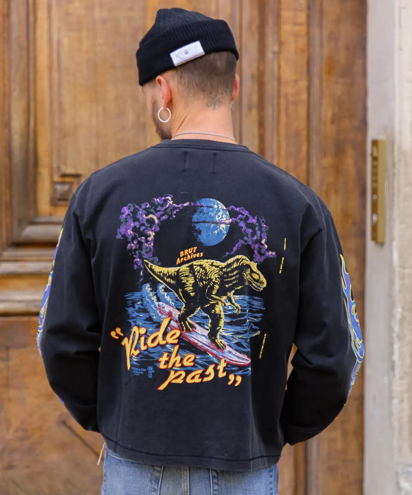 SURFING DINO TEE sold by Brut product image thumbnail 4