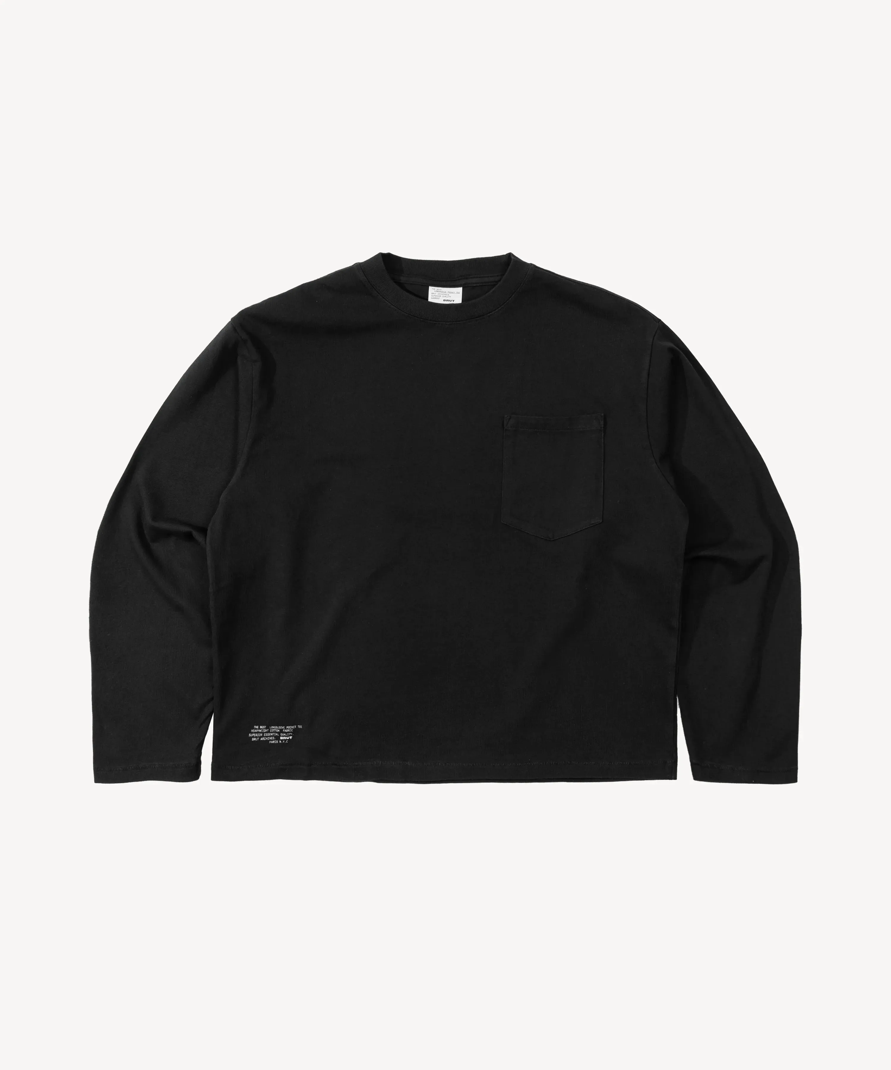 THE BEST LONG-SLEEVE POCKET TEE sold by Brut