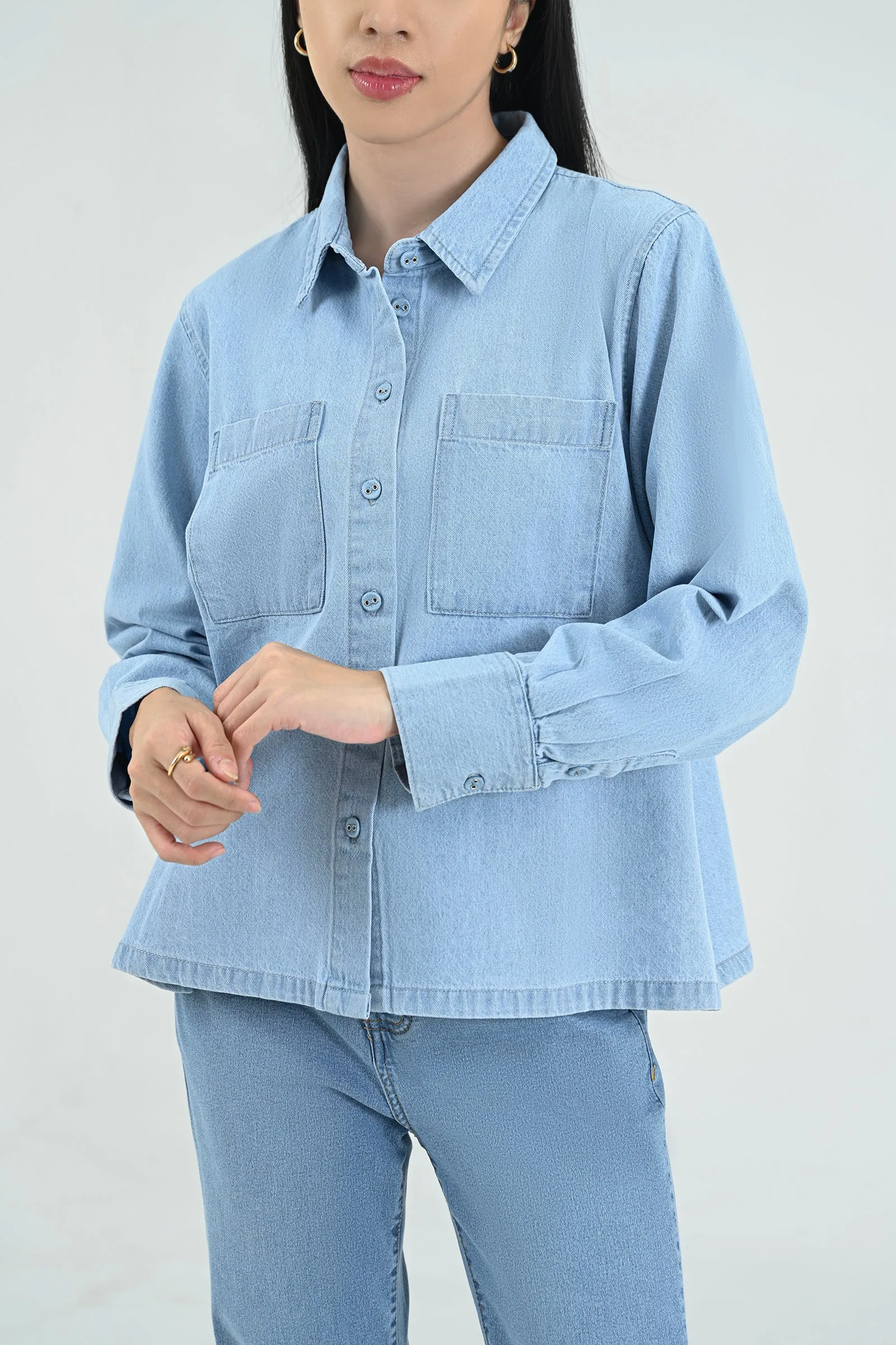 TATA DENIM SHIRT sold by Geulis product image thumbnail 3