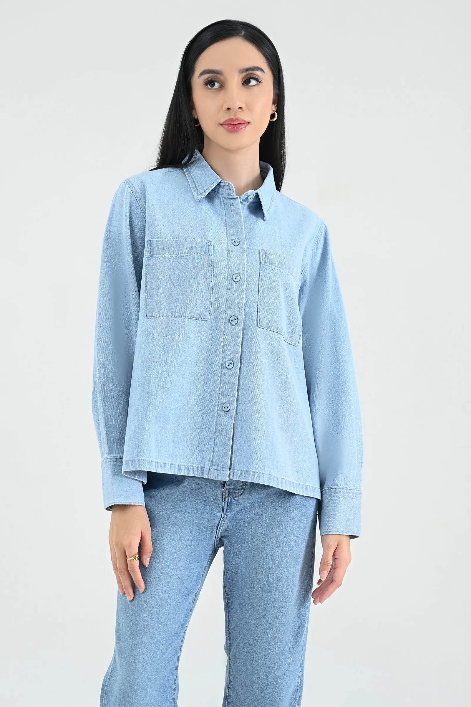 TATA DENIM SHIRT sold by Geulis