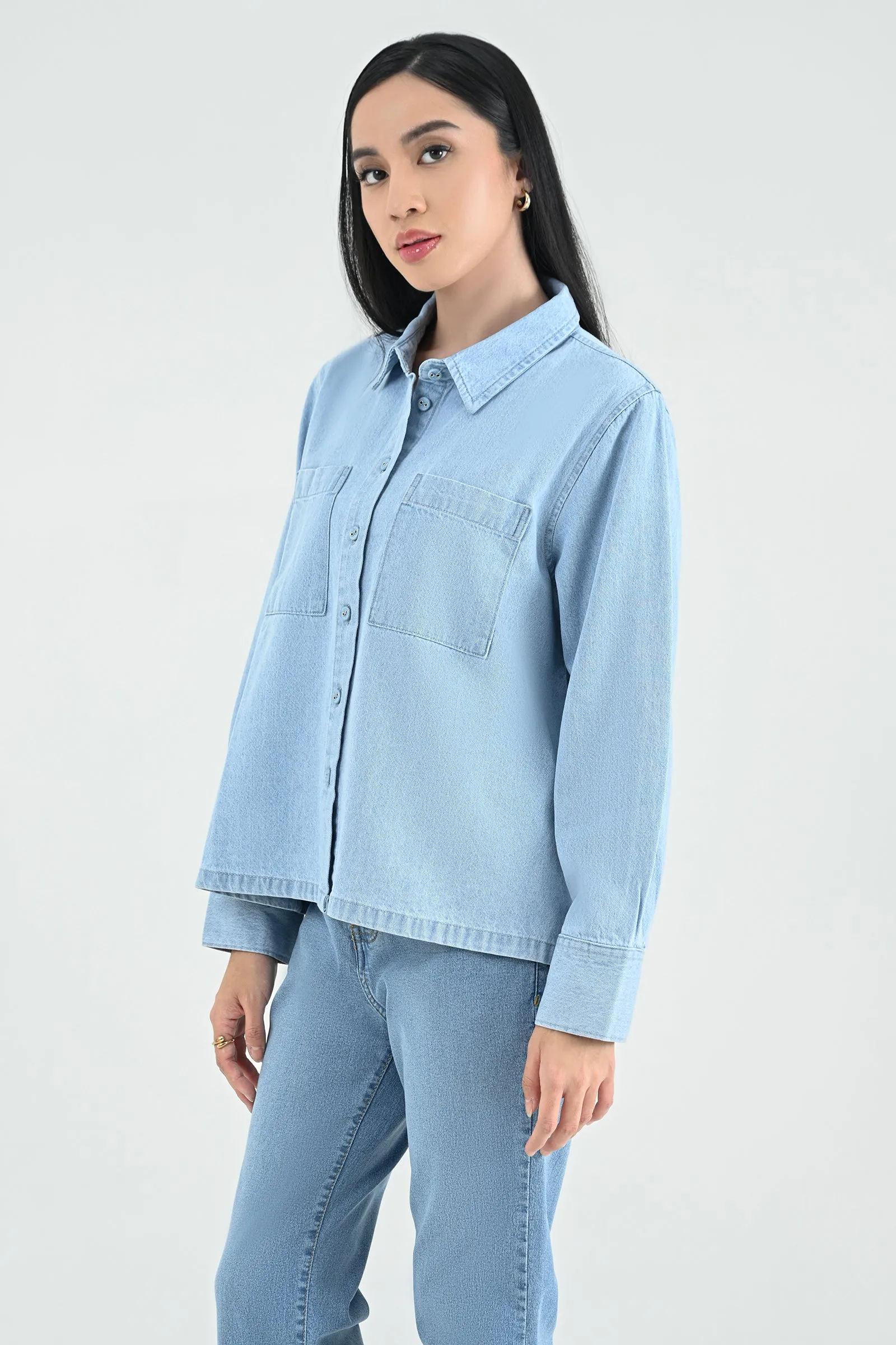 TATA DENIM SHIRT sold by Geulis product image thumbnail 5