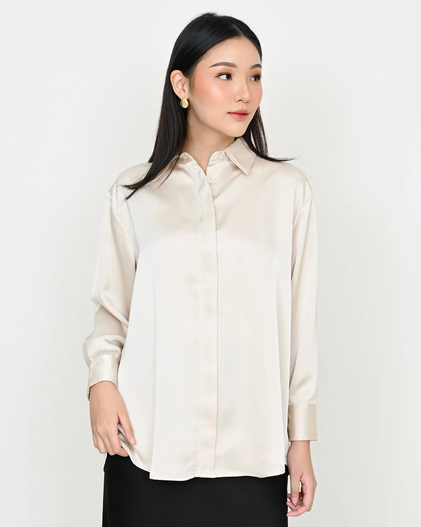 WINOLA SATEEN SHIRT sold by Geulis product image thumbnail 4