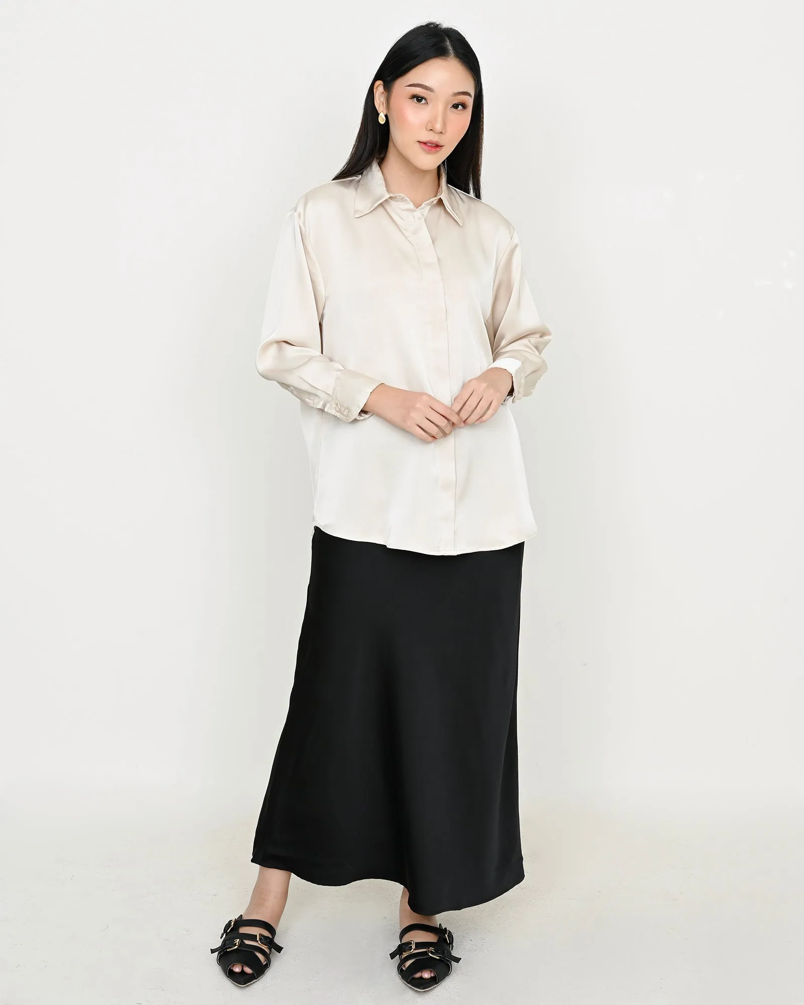 WINOLA SATEEN SHIRT sold by Geulis product image thumbnail 3