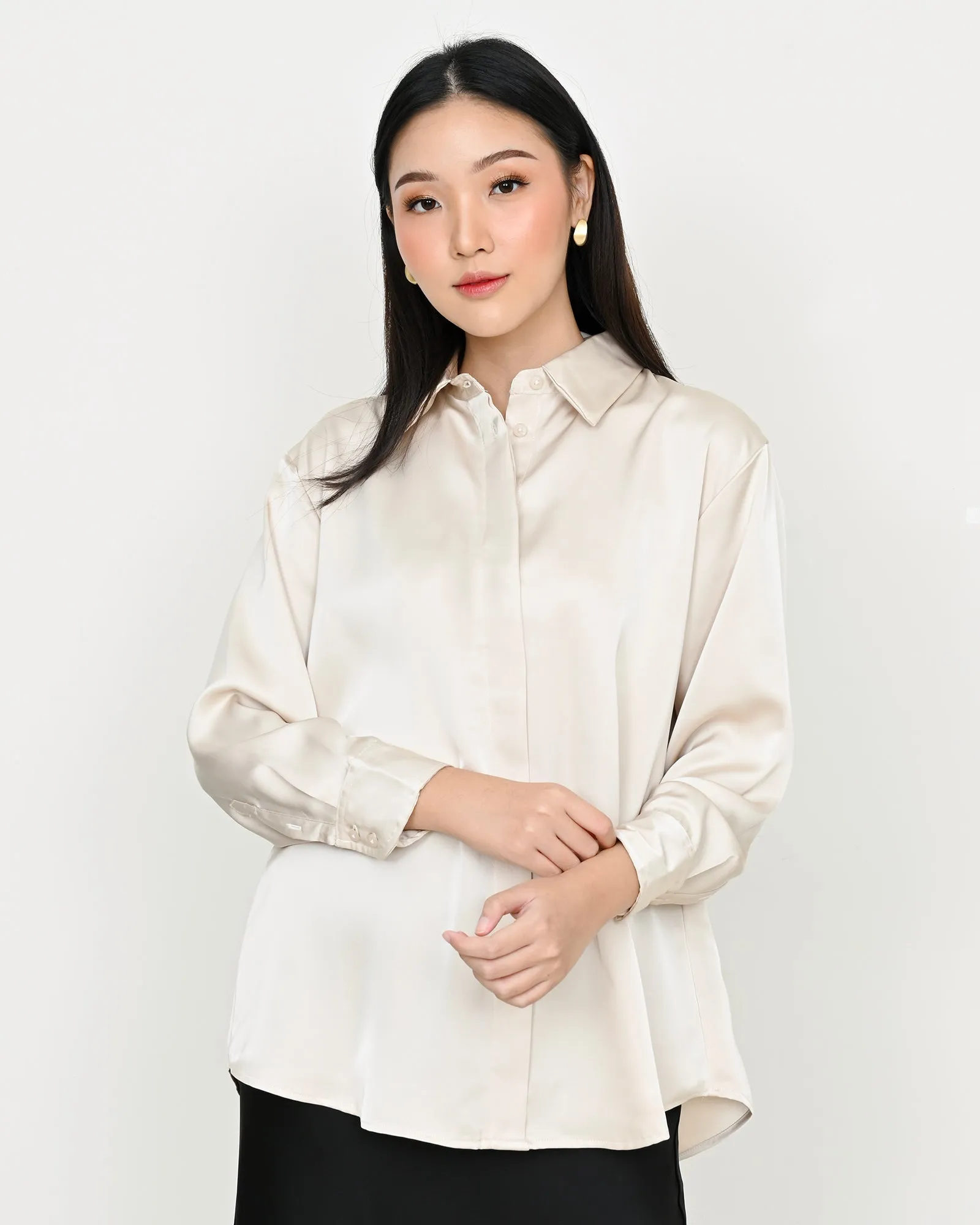 WINOLA SATEEN SHIRT sold by Geulis product image thumbnail 2