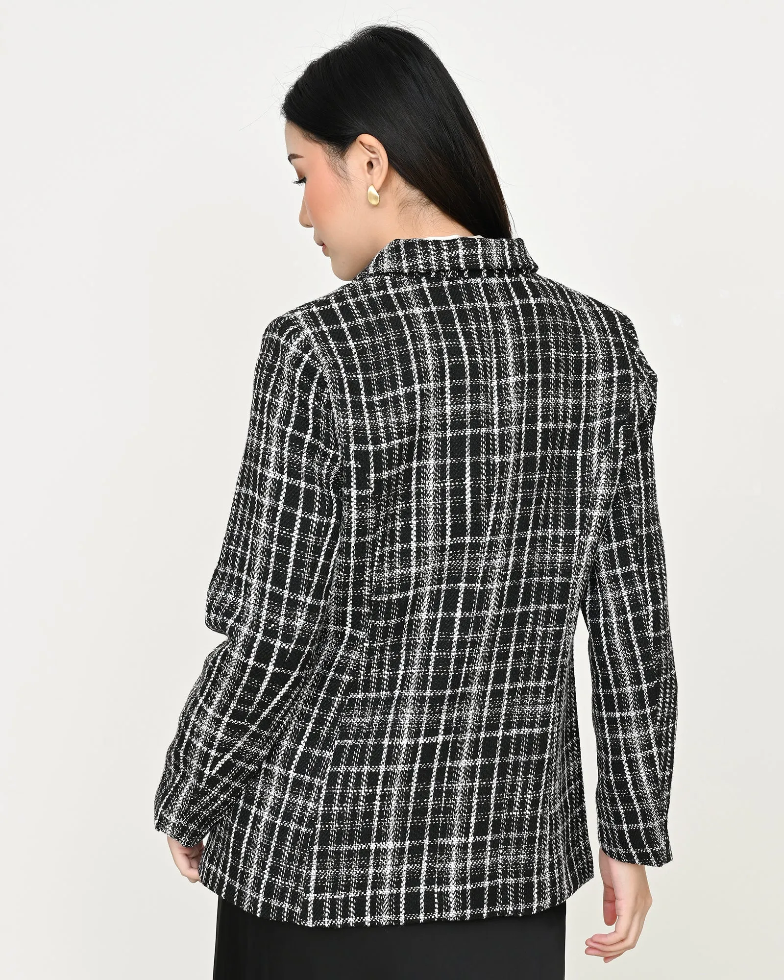 BLAIR TWEED BLAZER sold by Geulis product image thumbnail 5