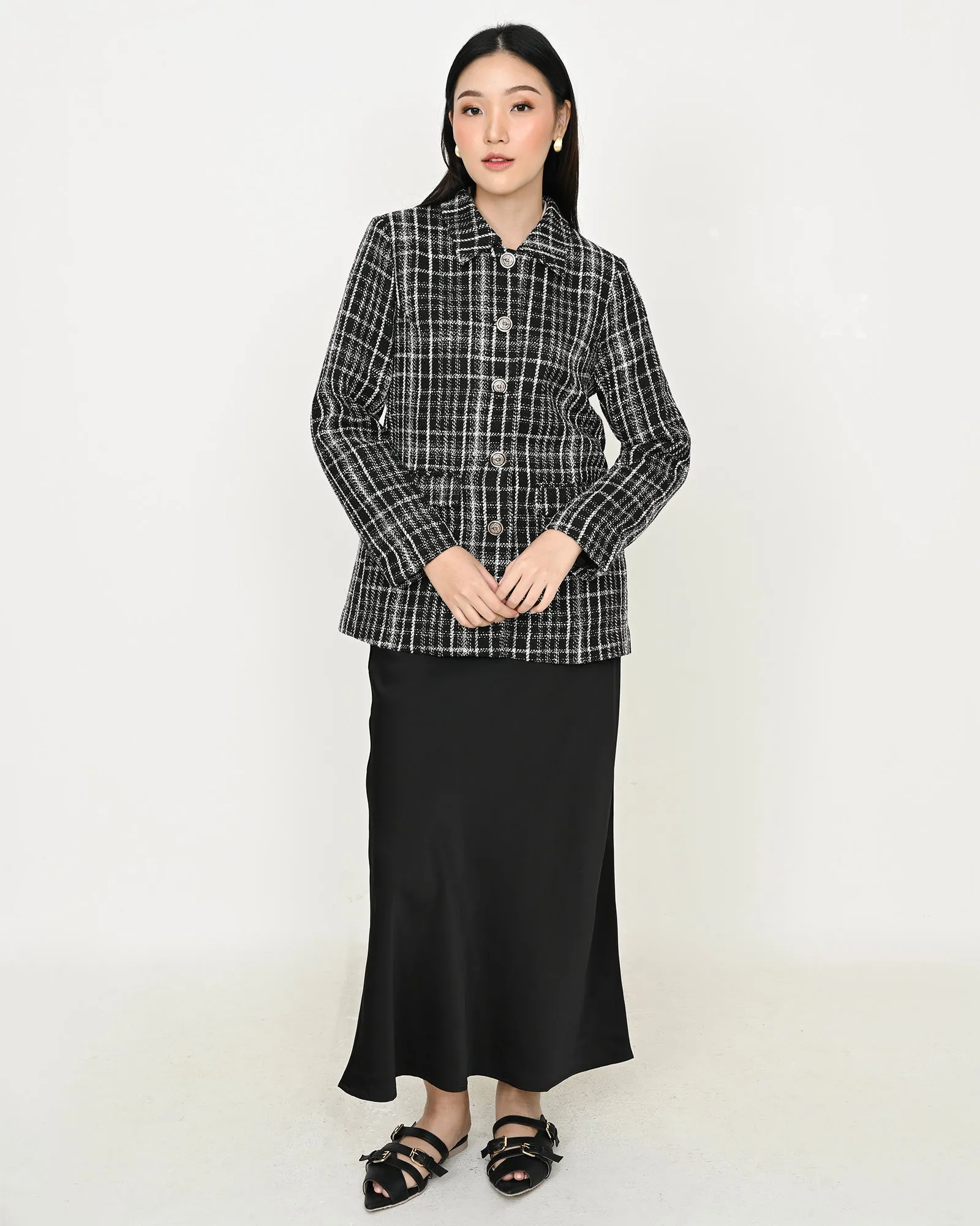 BLAIR TWEED BLAZER sold by Geulis product image thumbnail 2