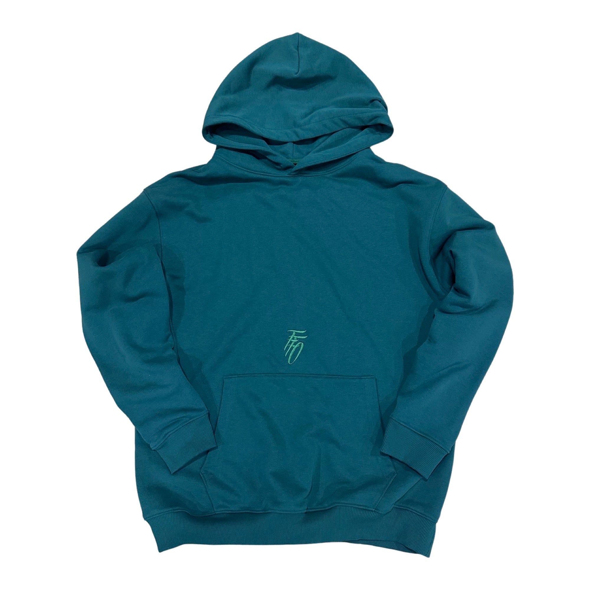 Centre Logo Classic Hoodie - Royal Green sold by Far From Ordinary