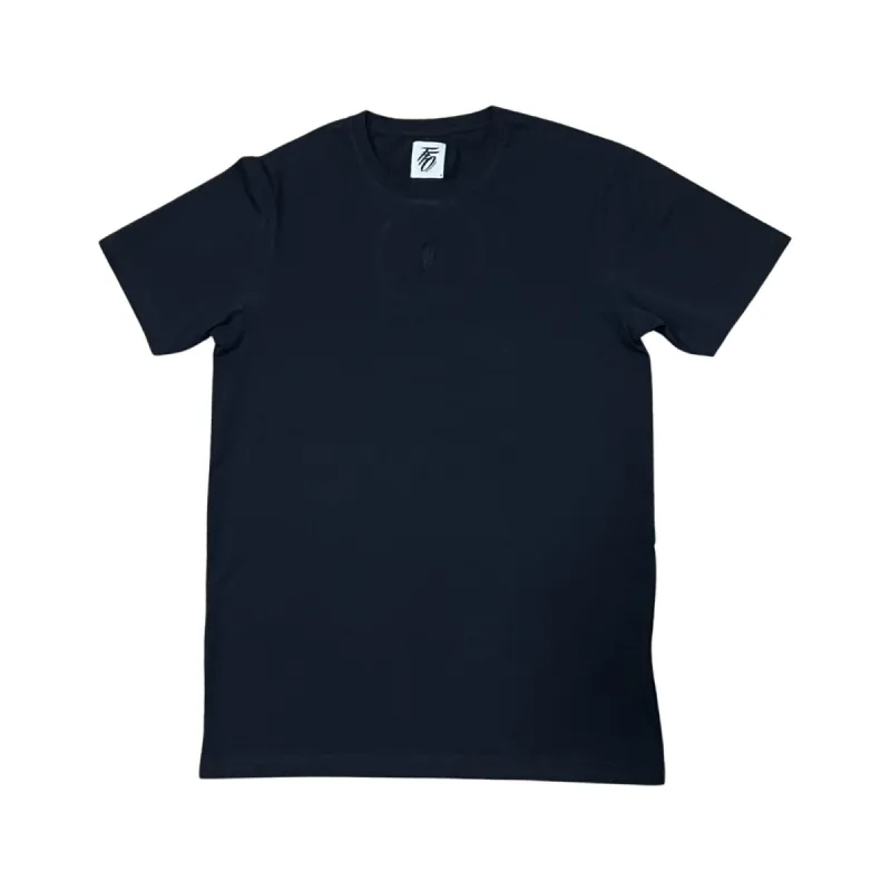 Centre Logo Fitted Tee - Black Out sold by Far From Ordinary