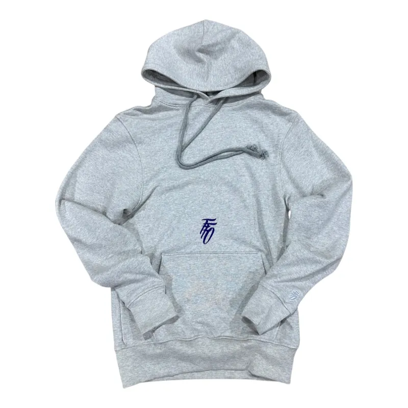 Centre Logo Casual Hoodie - Silver Haze & Purple Rain sold by Far From Ordinary