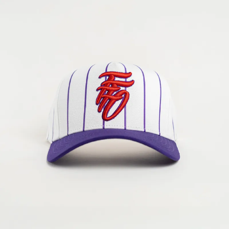 FFO Variety No. 3 - White Pinstripe Snapback sold by Far From Ordinary