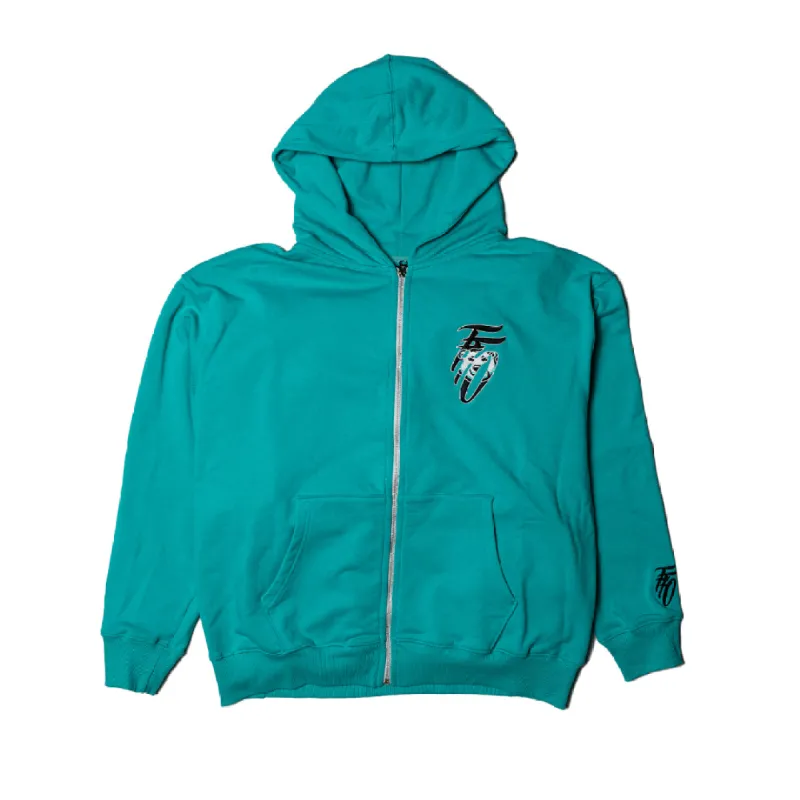 FFO x Winnipeg Sea Bears Zip-Up Hoodie - Aqua sold by Far From Ordinary