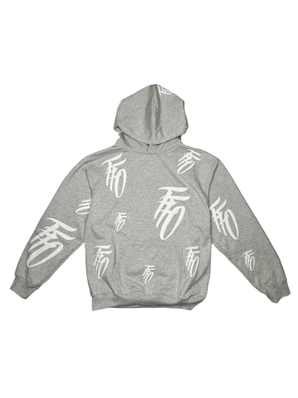 FFO Puff Print Hoodie - Grey sold by Far From Ordinary
