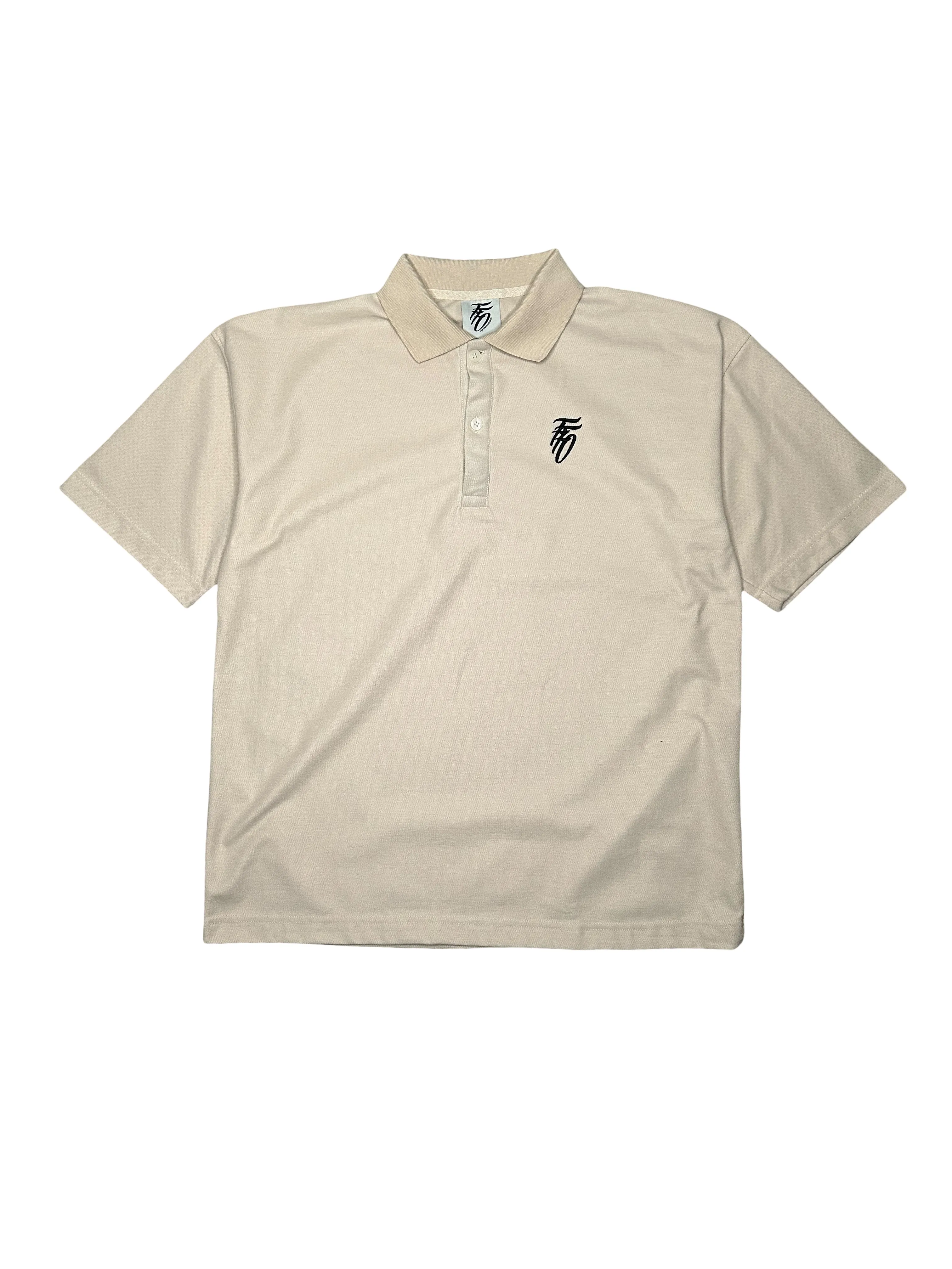 Country Club Relaxed Polo - BEIGE sold by Far From Ordinary